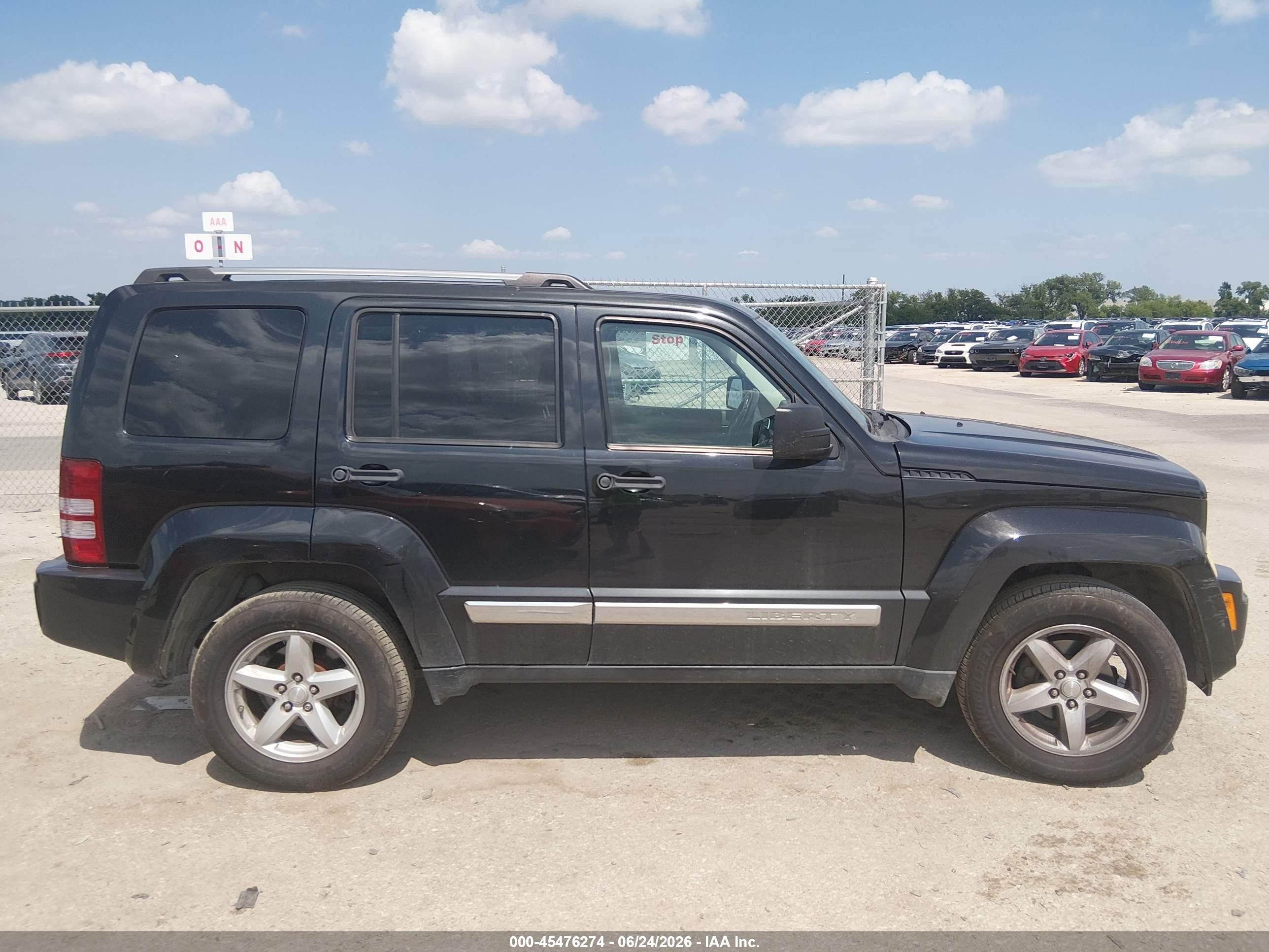 2012 Jeep Liberty Limited Edition Black vin: 1C4PJLCK8CW147923