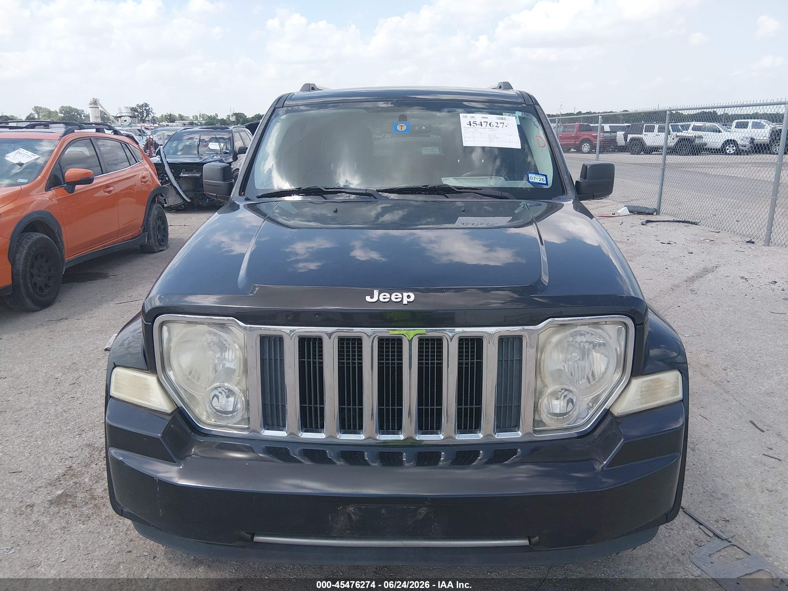 2012 Jeep Liberty Limited Edition Black vin: 1C4PJLCK8CW147923