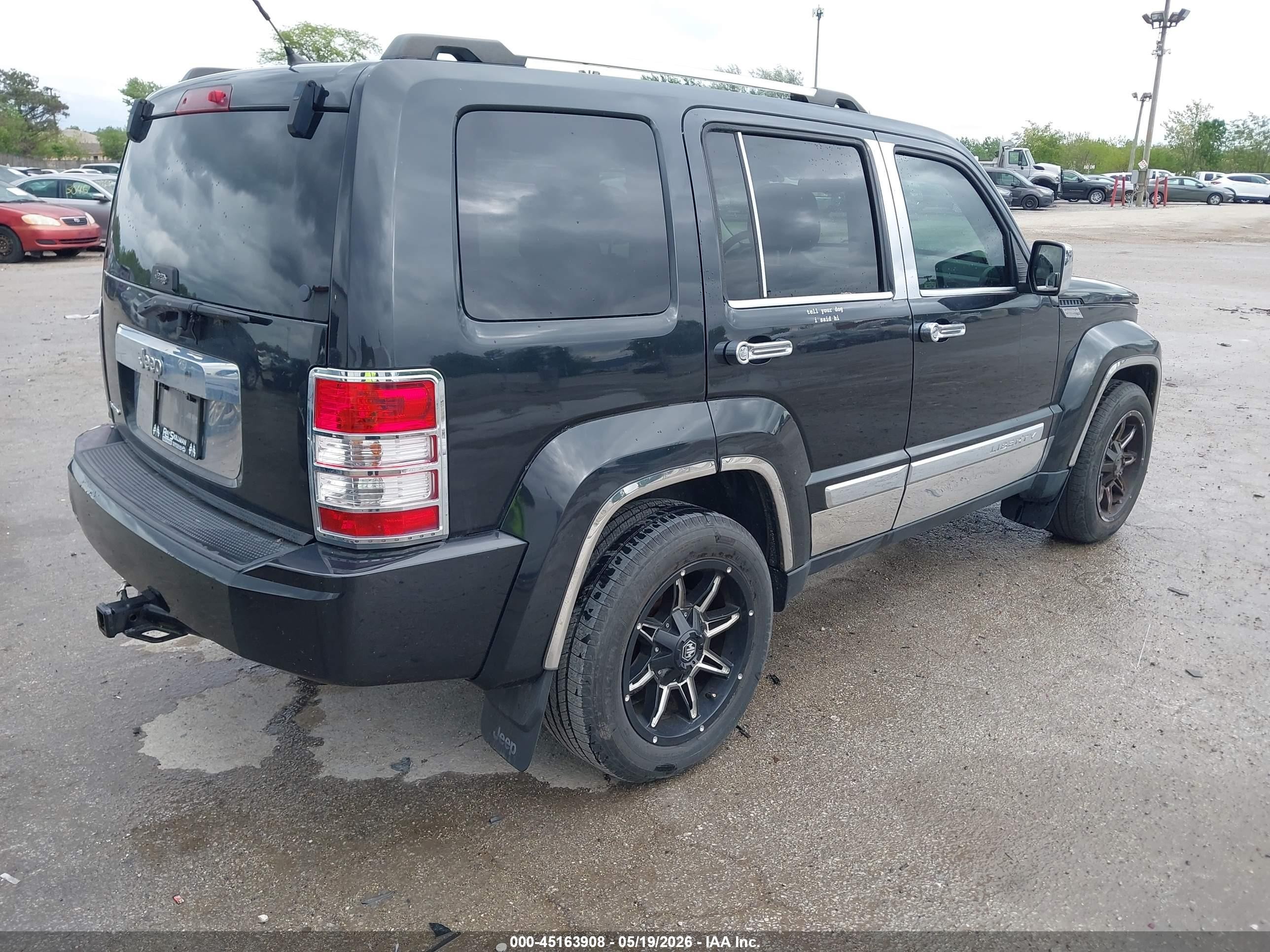 2012 Jeep Liberty Limited Edition Black vin: 1C4PJLCK9CW147848