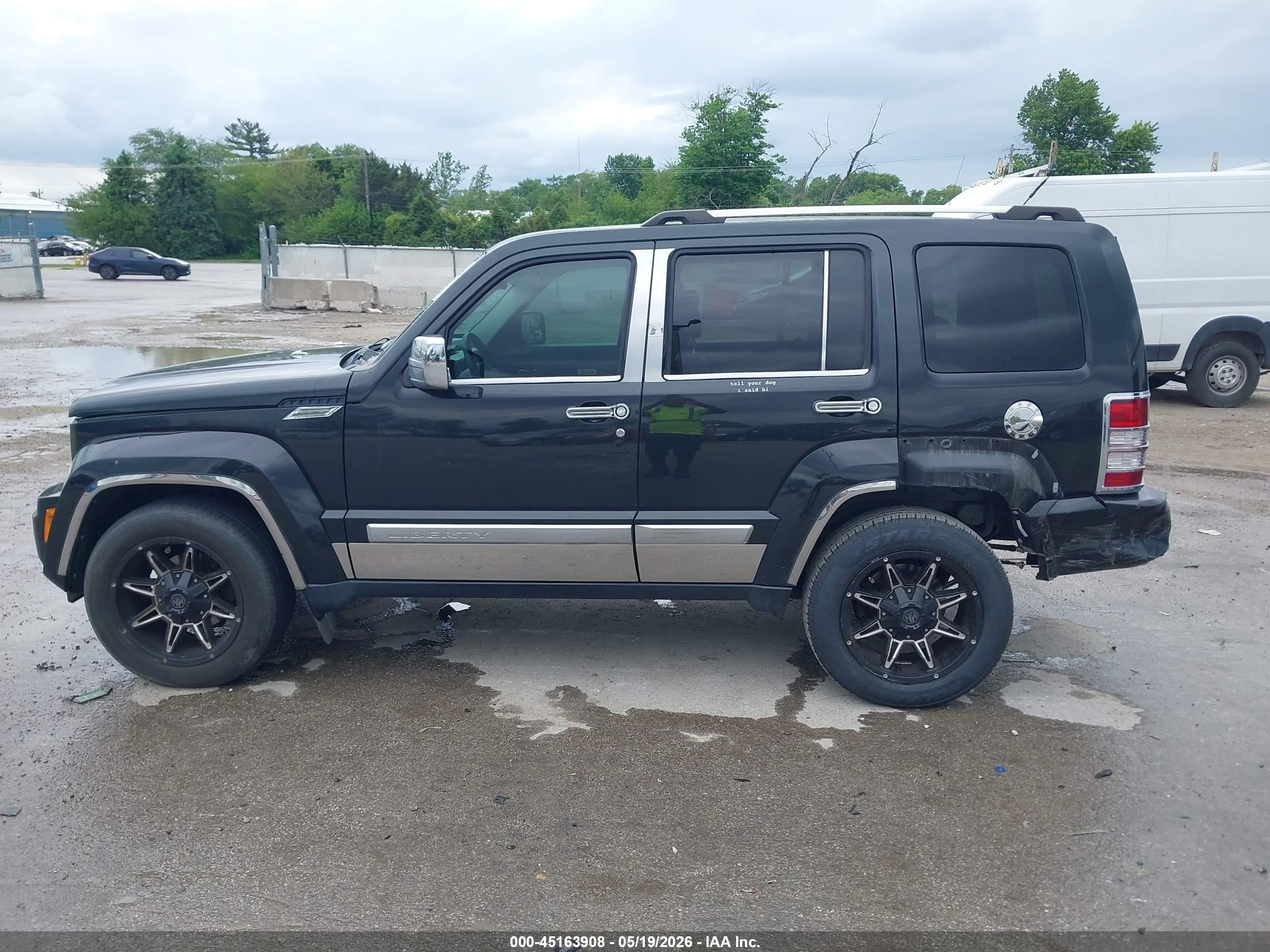 2012 Jeep Liberty Limited Edition Black vin: 1C4PJLCK9CW147848