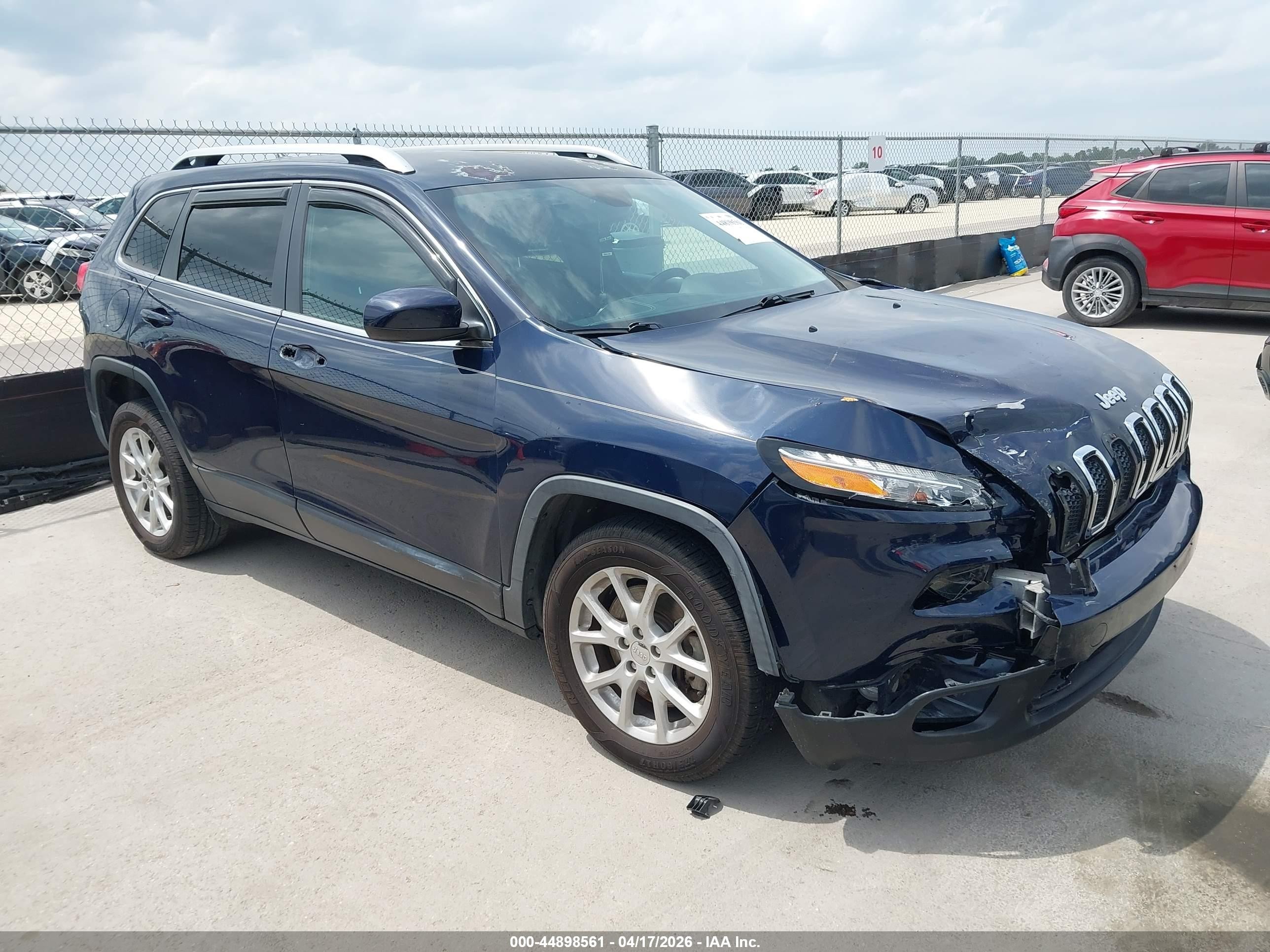 2015 Jeep Cherokee Latitude Синий vin: 1C4PJLCS0FW670048