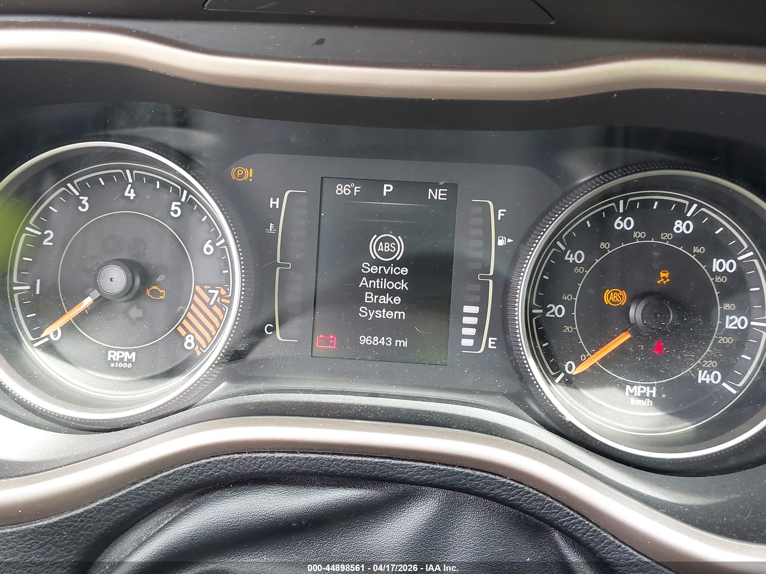2015 Jeep Cherokee Latitude Синий vin: 1C4PJLCS0FW670048