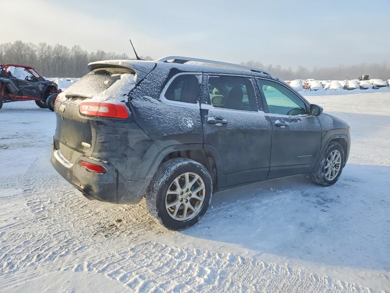 2014 Jeep Cherokee Latitude Black vin: 1C4PJLCS1EW103636
