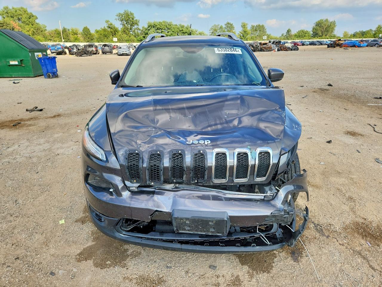 2016 Jeep Cherokee Latitude Gray vin: 1C4PJLCS1GW178114