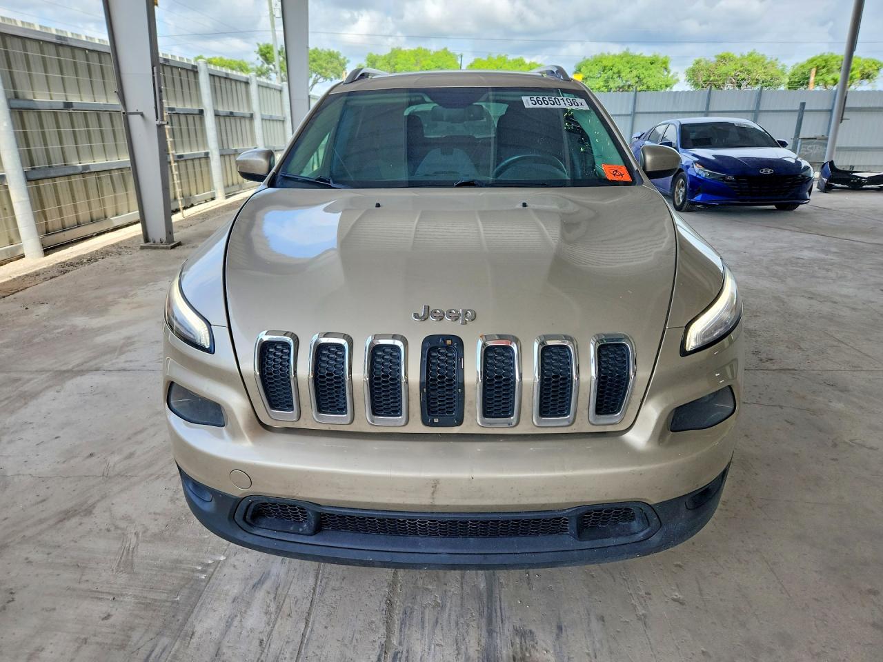 2014 Jeep Cherokee Latitude Бежевый vin: 1C4PJLCS2EW186686