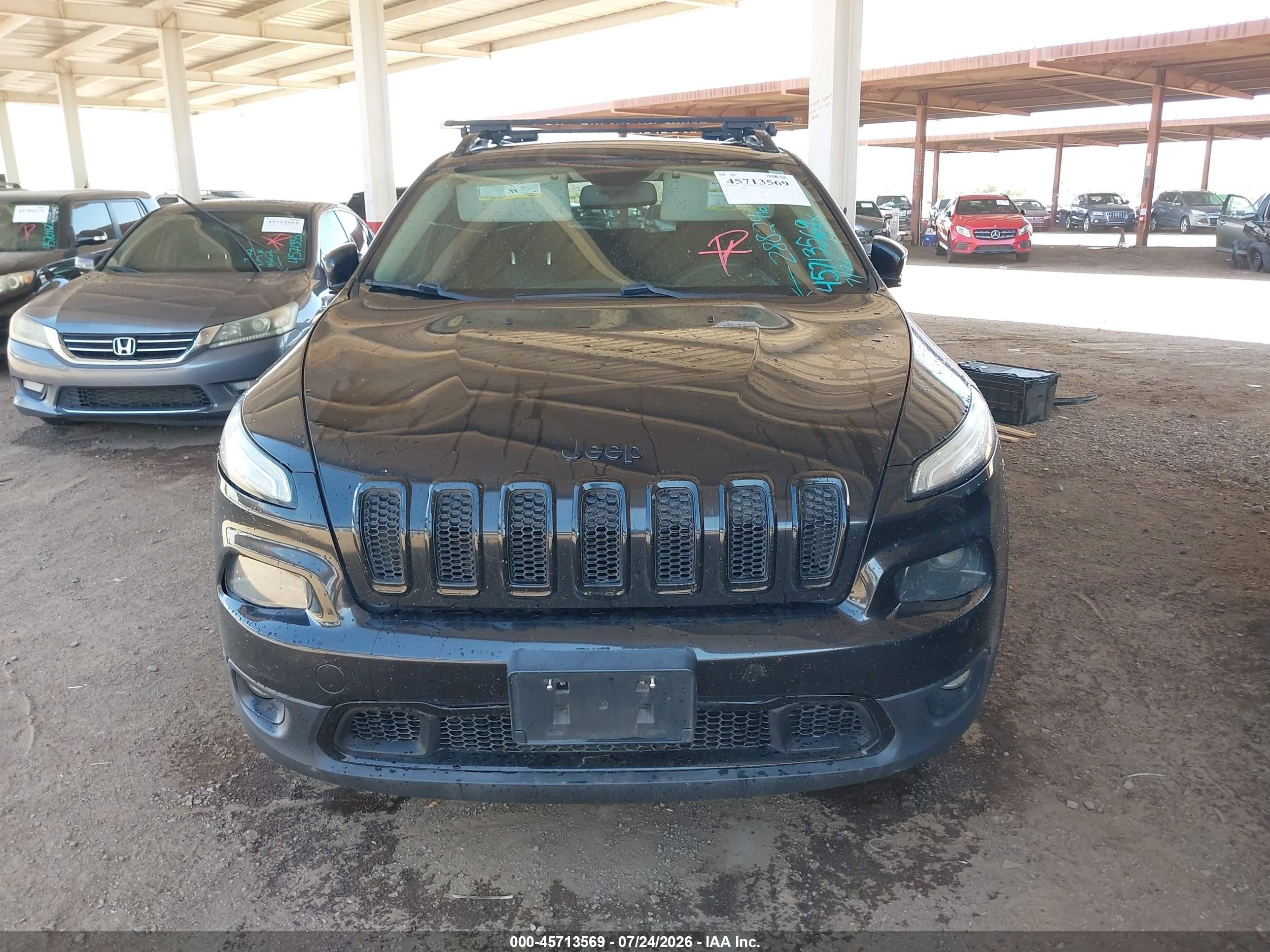 2014 Jeep Cherokee Altitude Черный vin: 1C4PJLCS2EW288246