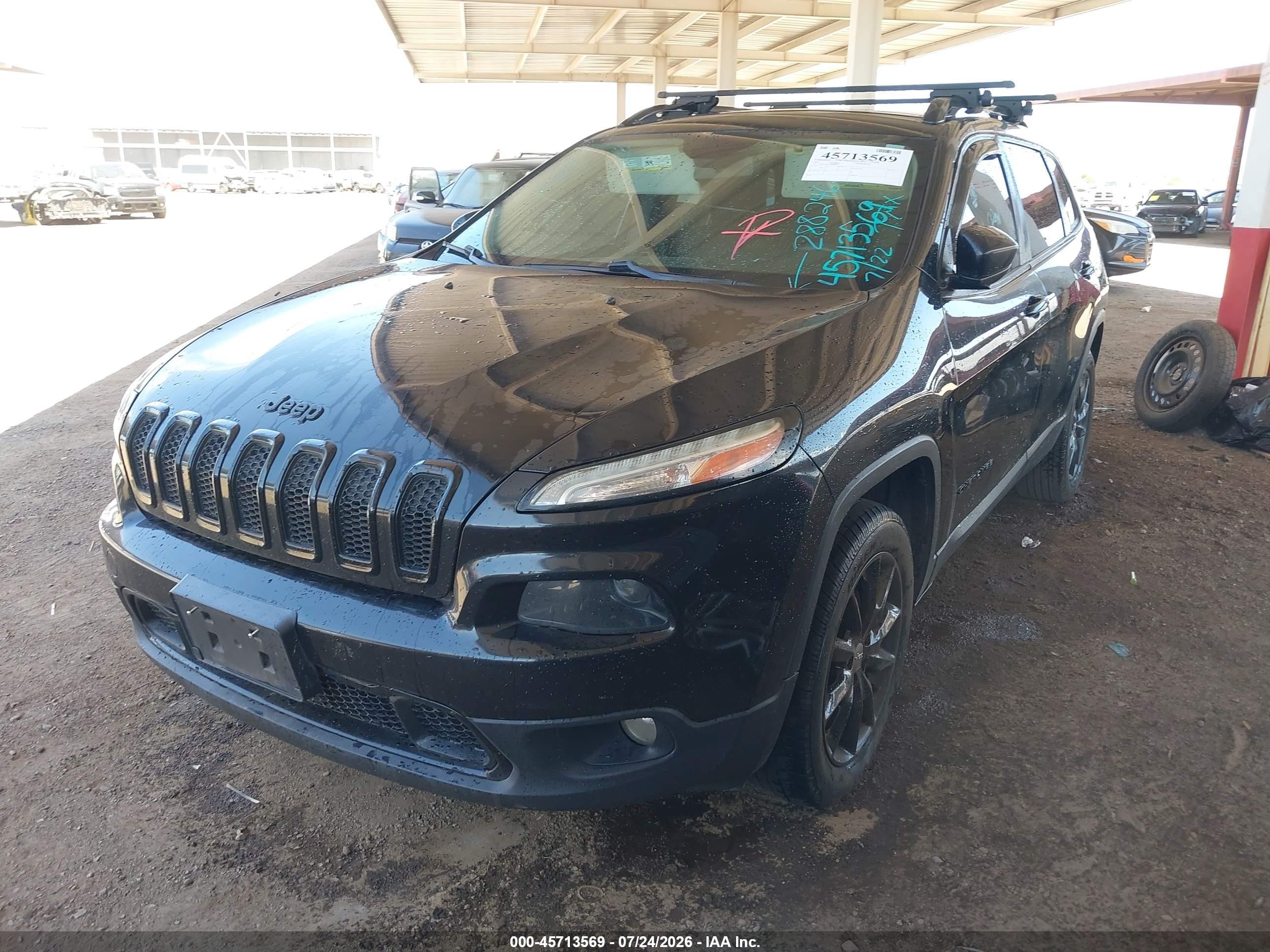 2014 Jeep Cherokee Altitude Черный vin: 1C4PJLCS2EW288246