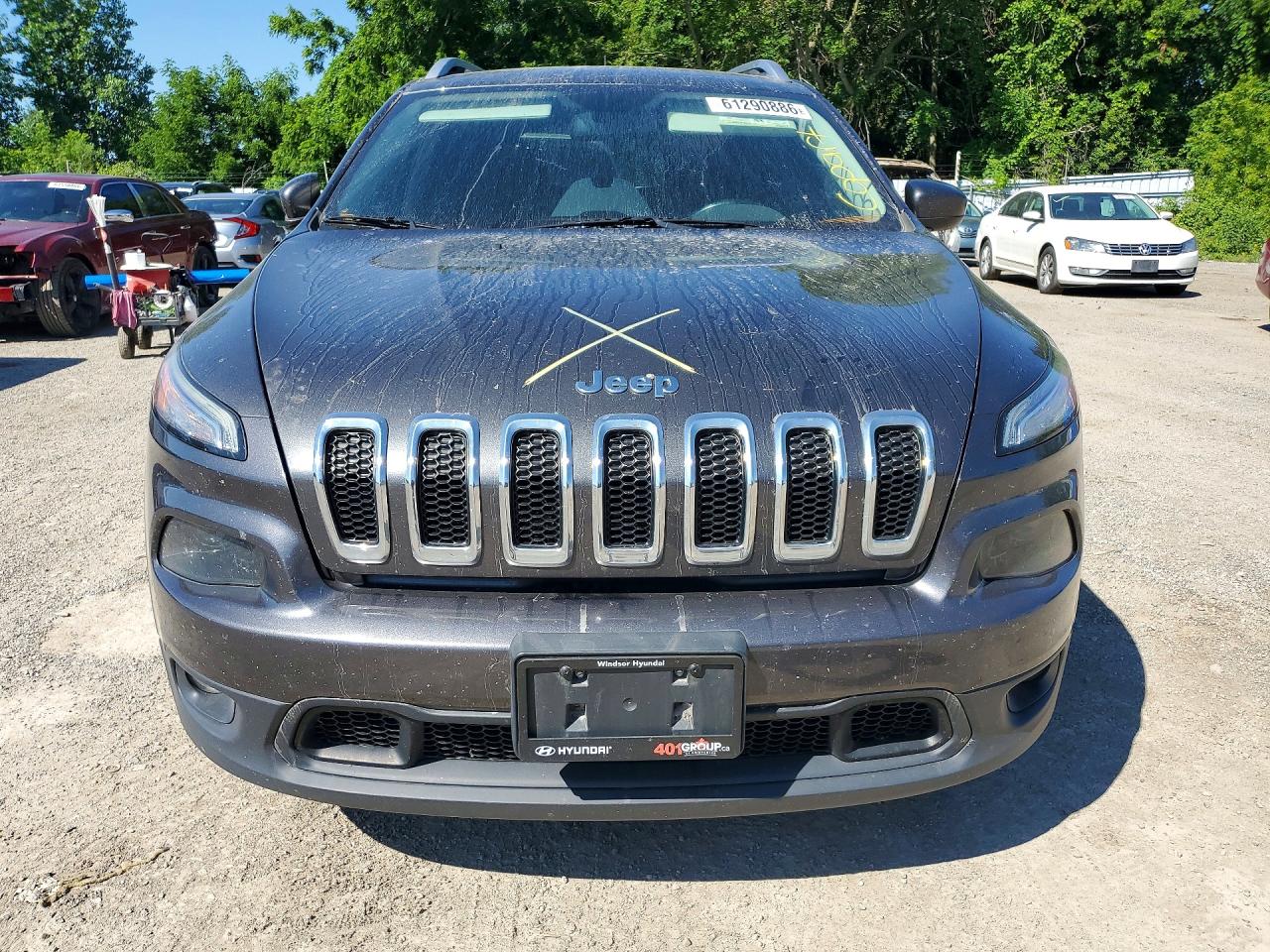 2015 Jeep Cherokee Latitude Black vin: 1C4PJLCS2FW638279