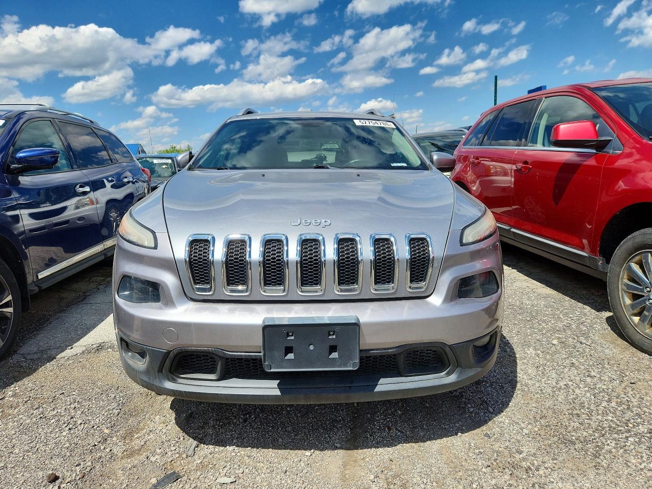 2014 Jeep Cherokee Latitude Gray vin: 1C4PJLCS3EW148481