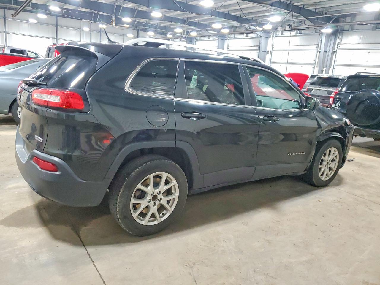 2014 Jeep Cherokee Latitude Black vin: 1C4PJLCS3EW205018