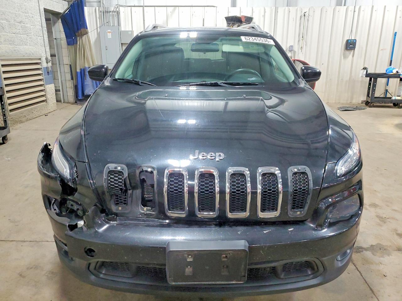 2014 Jeep Cherokee Latitude Black vin: 1C4PJLCS3EW205018
