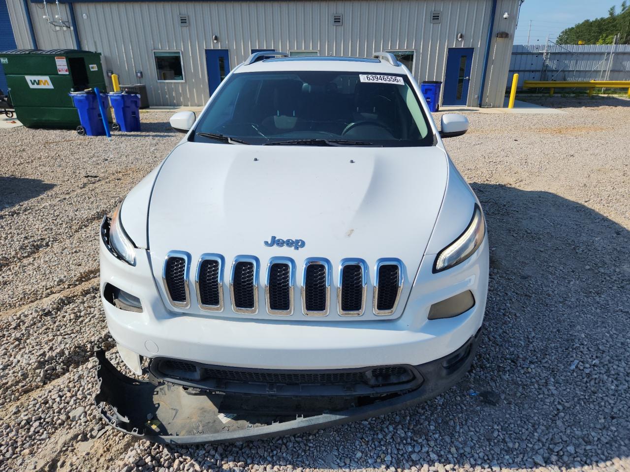 2014 Jeep Cherokee Latitude White vin: 1C4PJLCS3EW241694