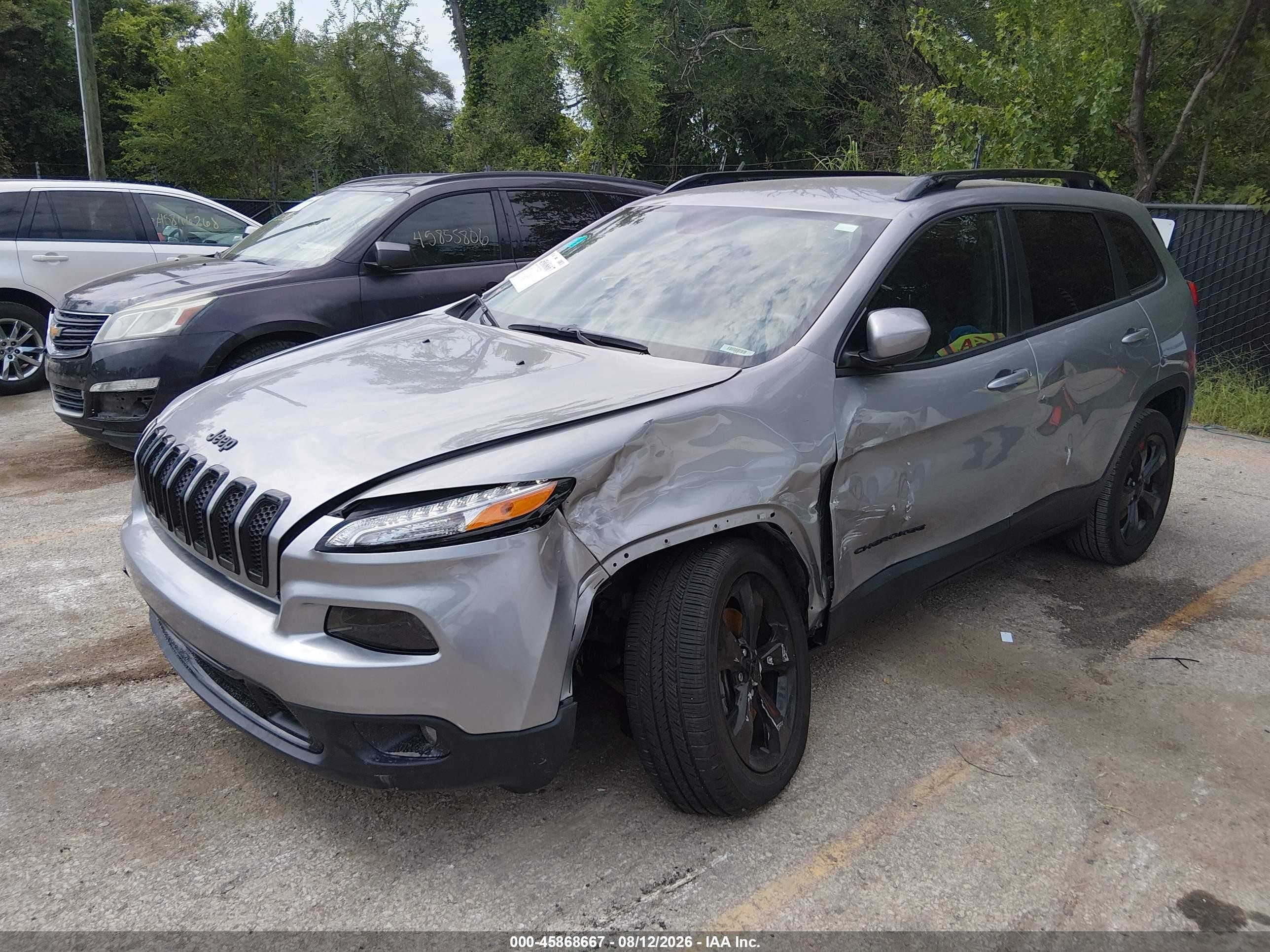 2015 Jeep Cherokee Latitude Altitude Gray vin: 1C4PJLCS3FW722269
