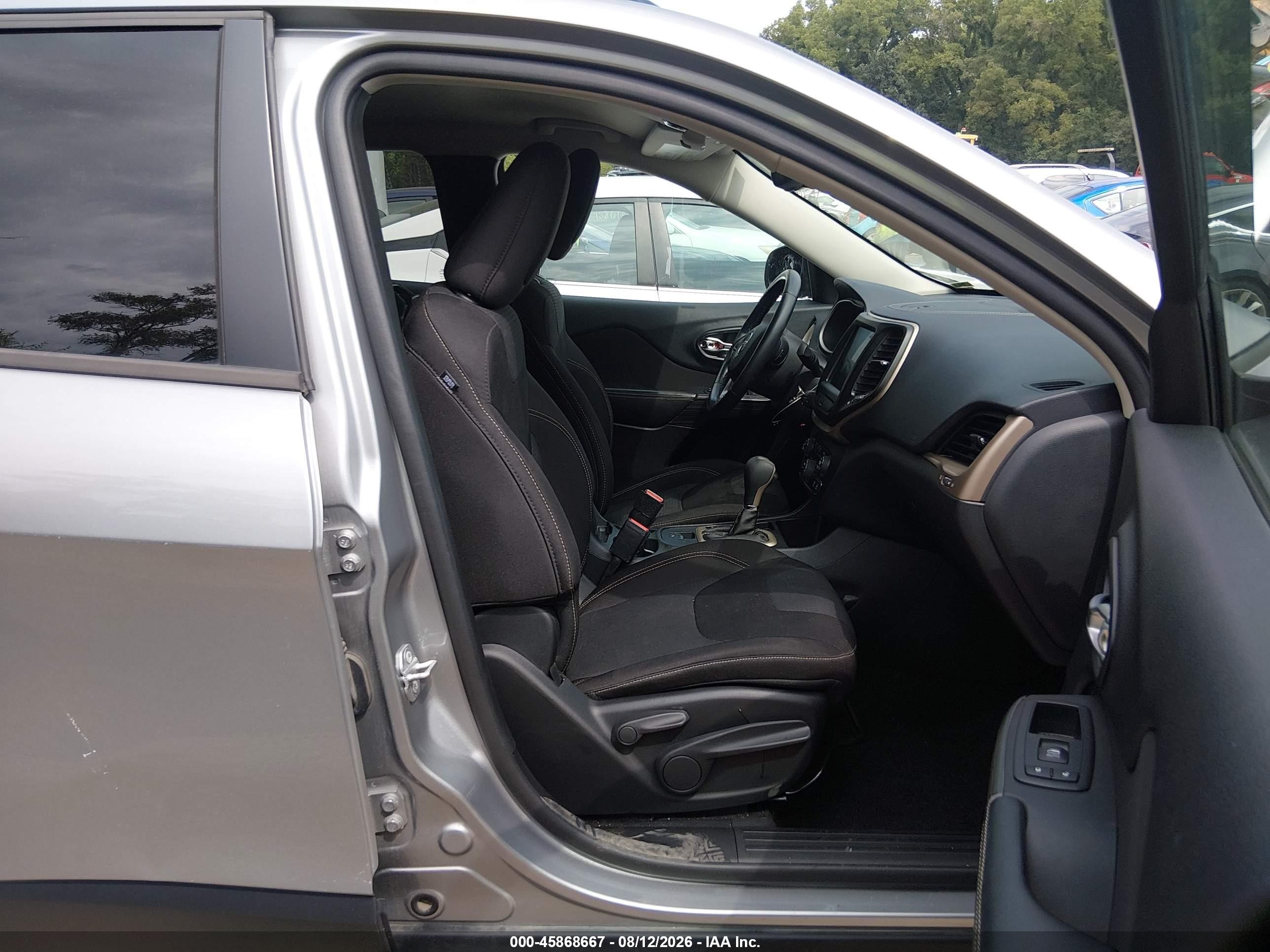 2015 Jeep Cherokee Latitude Altitude Gray vin: 1C4PJLCS3FW722269