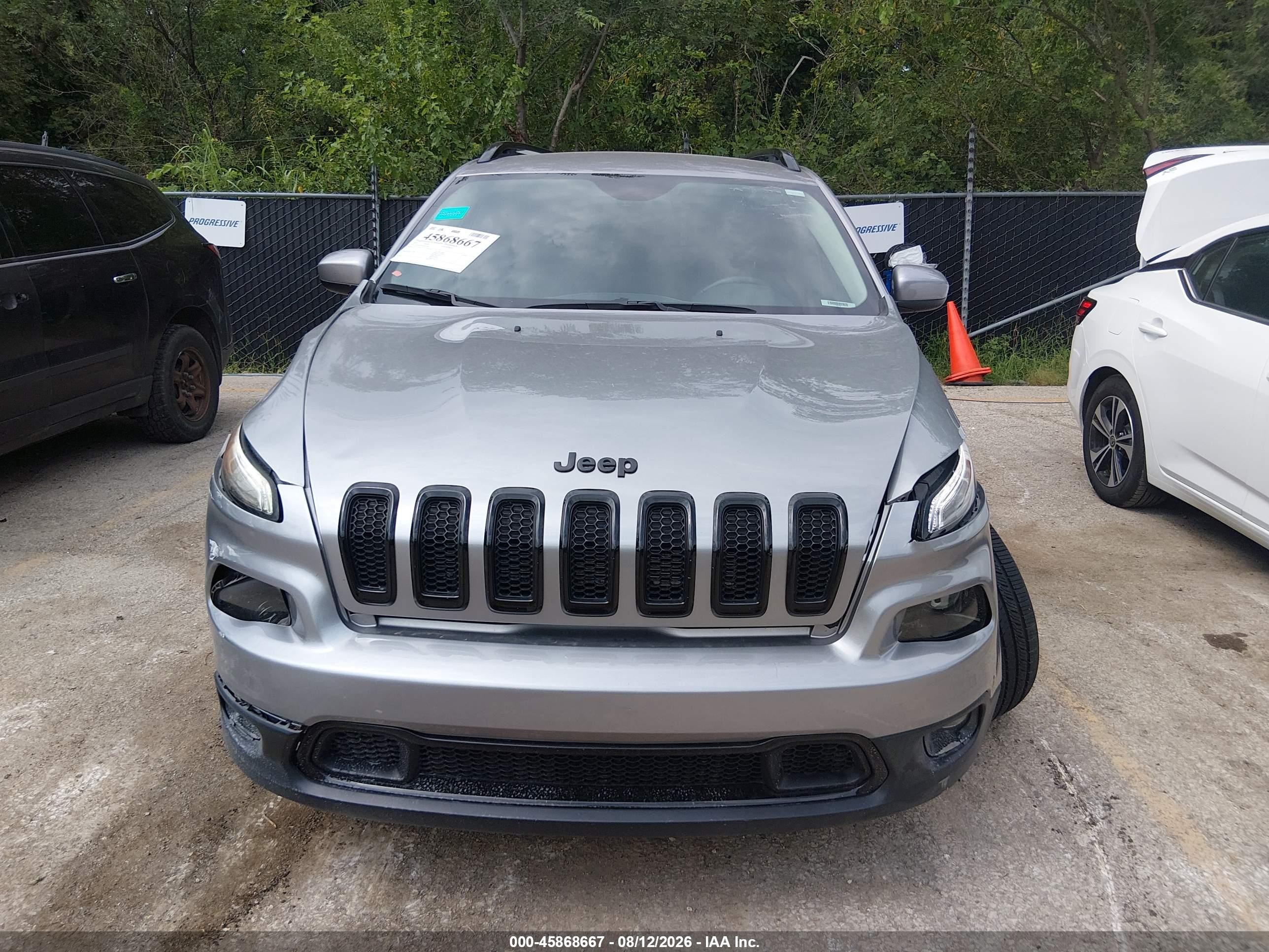 2015 Jeep Cherokee Latitude Altitude Gray vin: 1C4PJLCS3FW722269