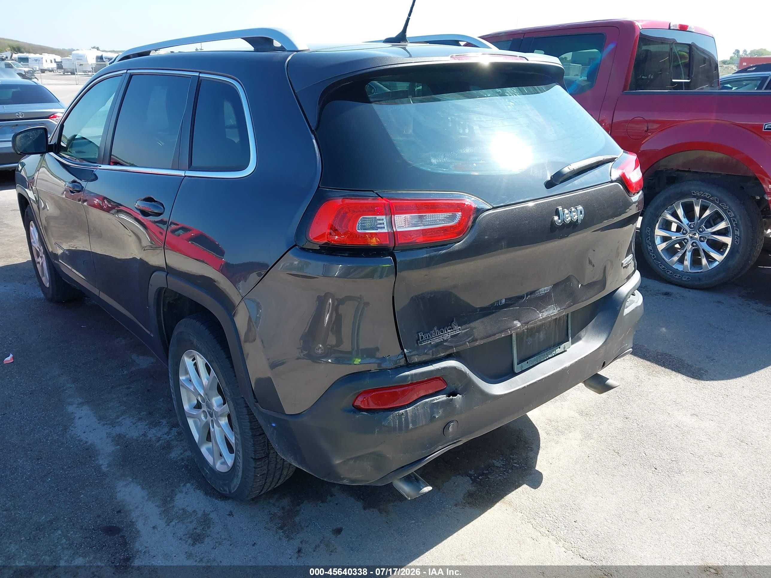 2014 Jeep Cherokee Latitude Black vin: 1C4PJLCS4EW228453