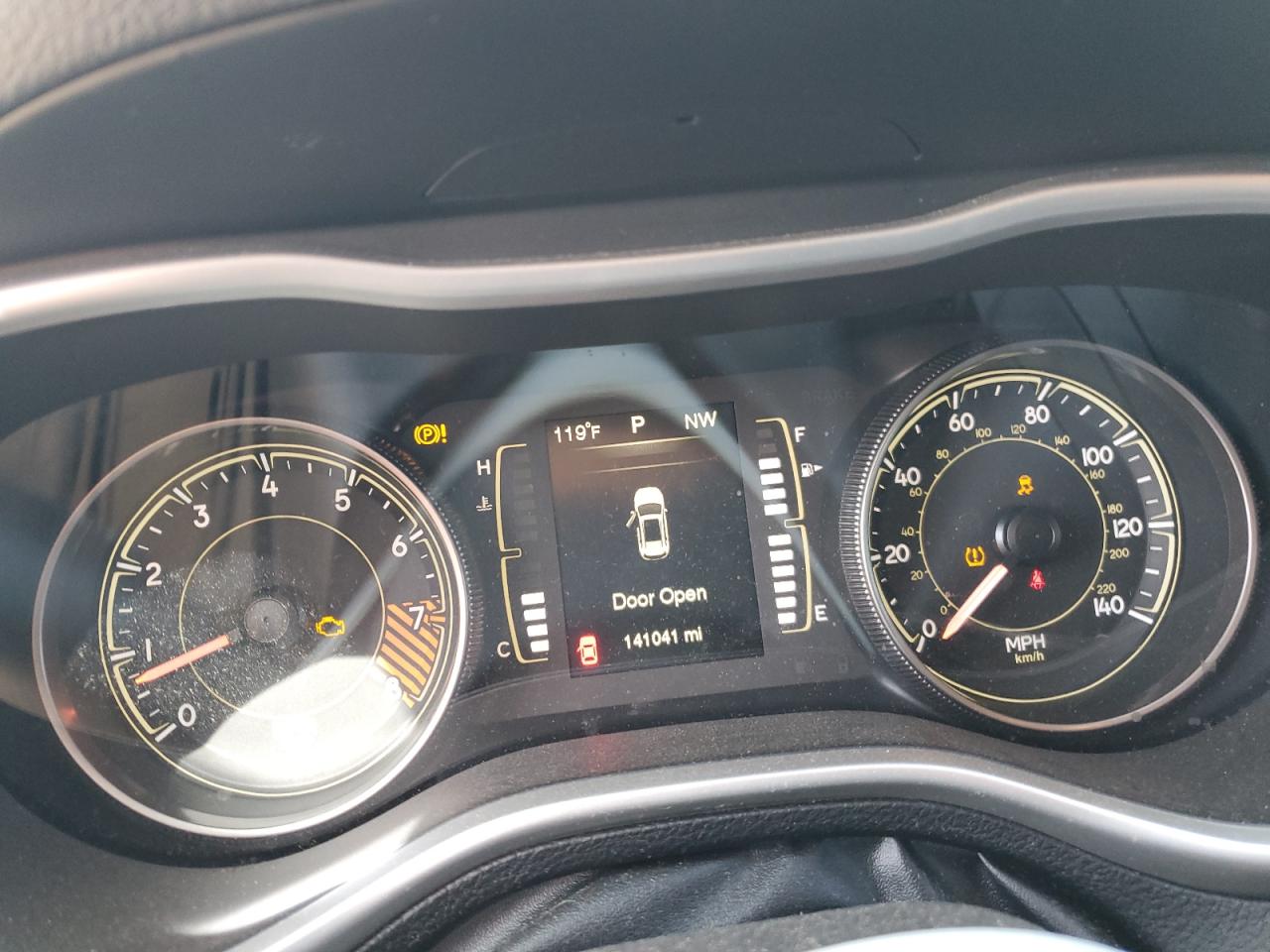 2014 Jeep Cherokee Latitude Blue vin: 1C4PJLCS4EW299278 Damage: Warning Light - Engine, On, Unacceptable