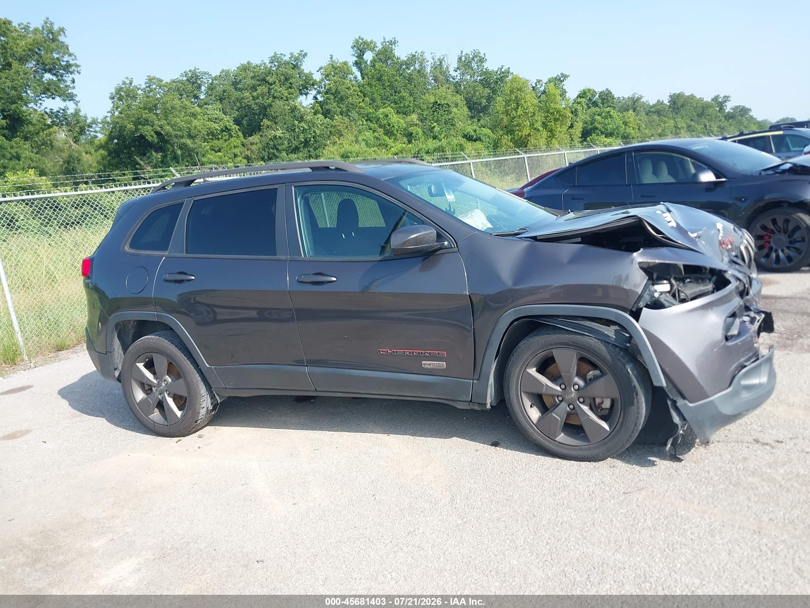 2016 Jeep Cherokee 75th Anniversary Gray vin: 1C4PJLCS4GW274433