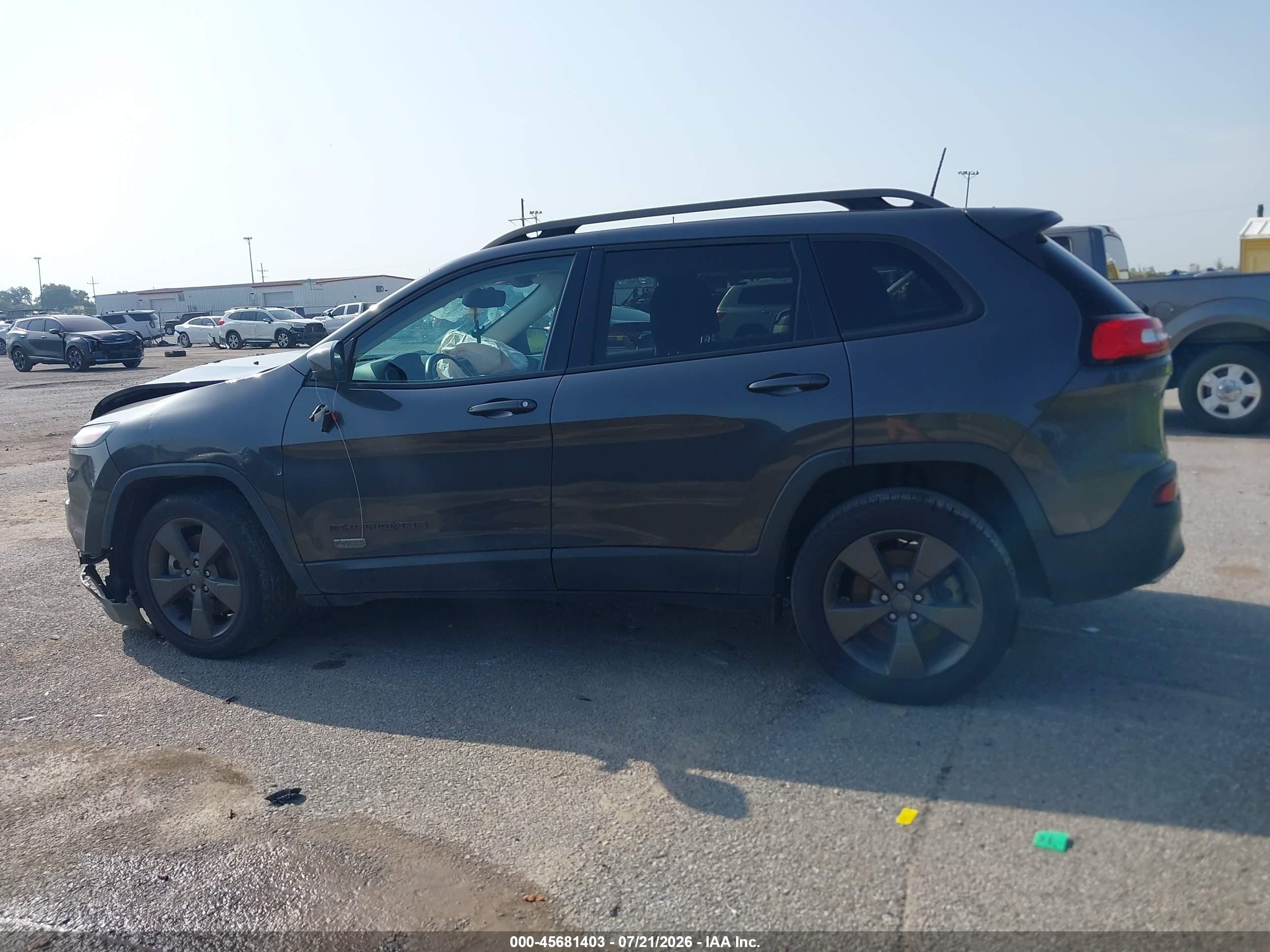 2016 Jeep Cherokee 75th Anniversary Gray vin: 1C4PJLCS4GW274433