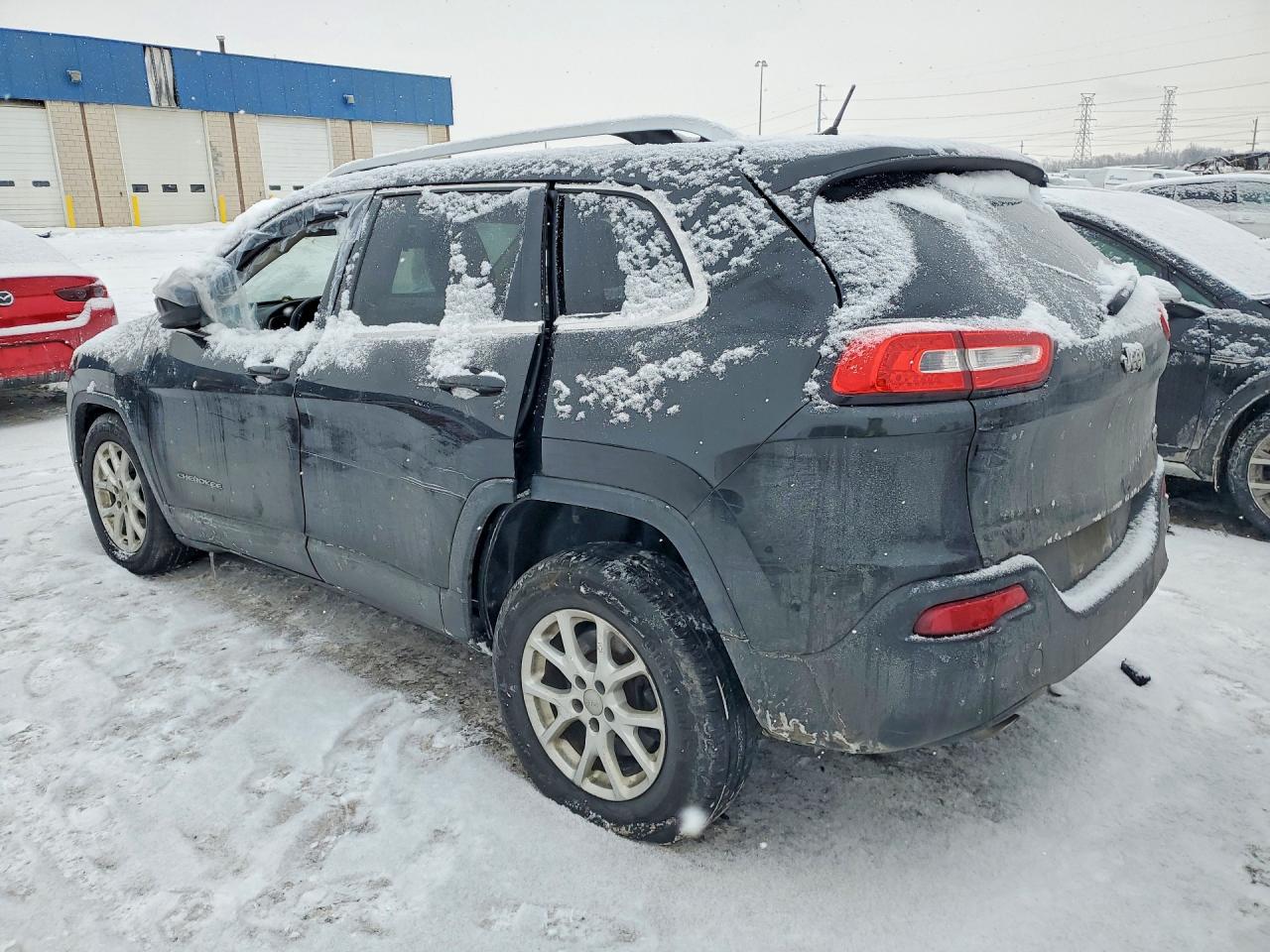 2014 Jeep Cherokee Latitude Черный vin: 1C4PJLCS5EW102585