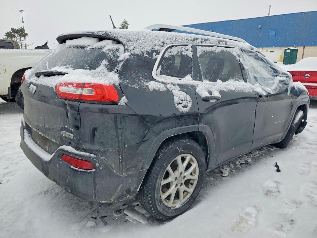 2014 Jeep Cherokee Latitude Черный vin: 1C4PJLCS5EW102585