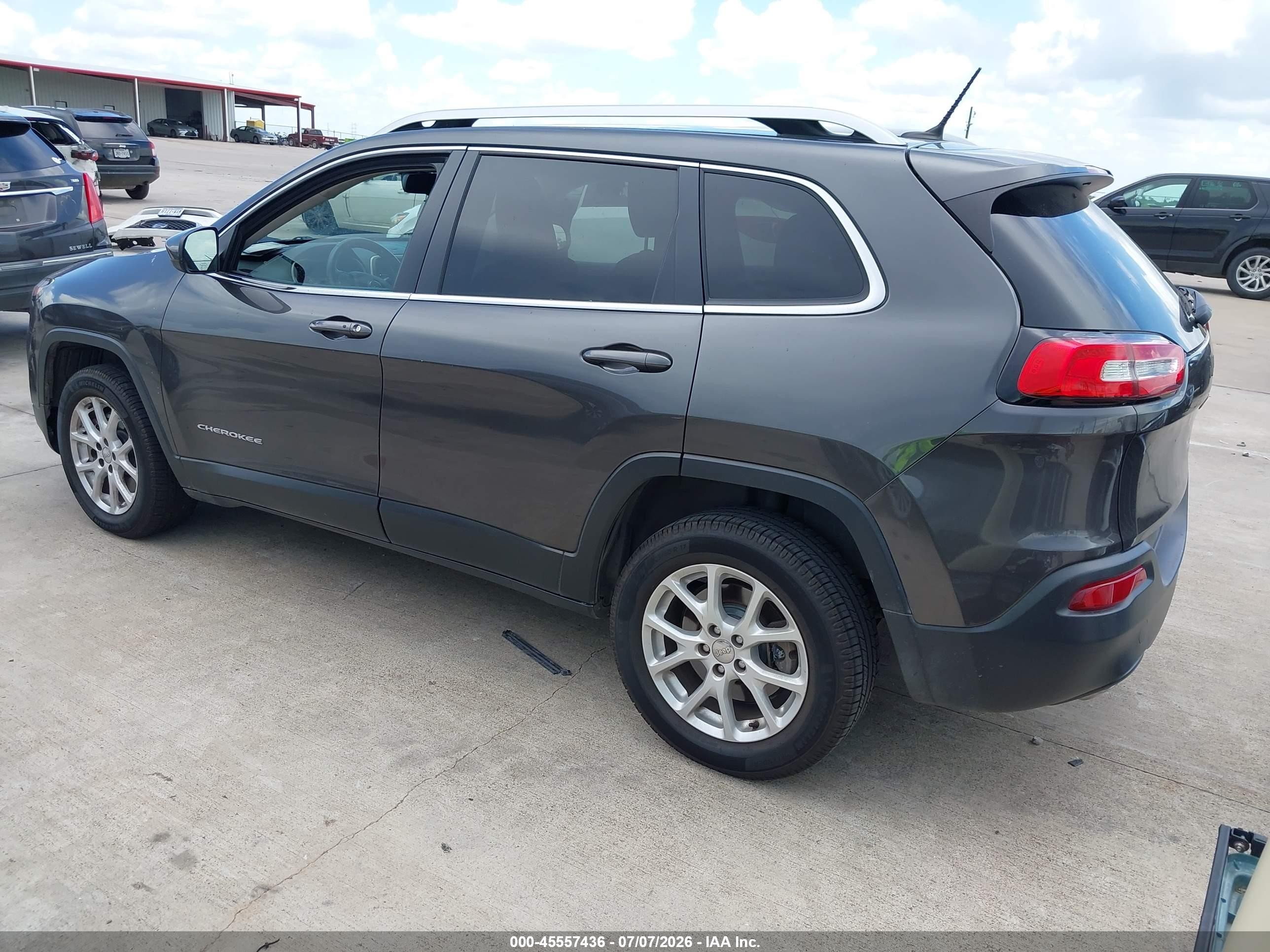 2014 Jeep Cherokee Latitude Gray vin: 1C4PJLCS5EW155349