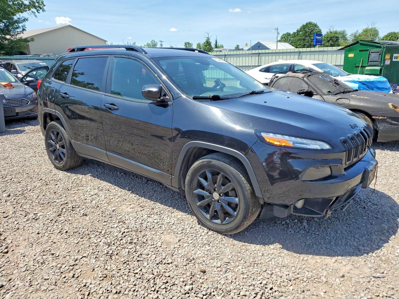 2014 Jeep Cherokee Latitude Black vin: 1C4PJLCS5EW293232