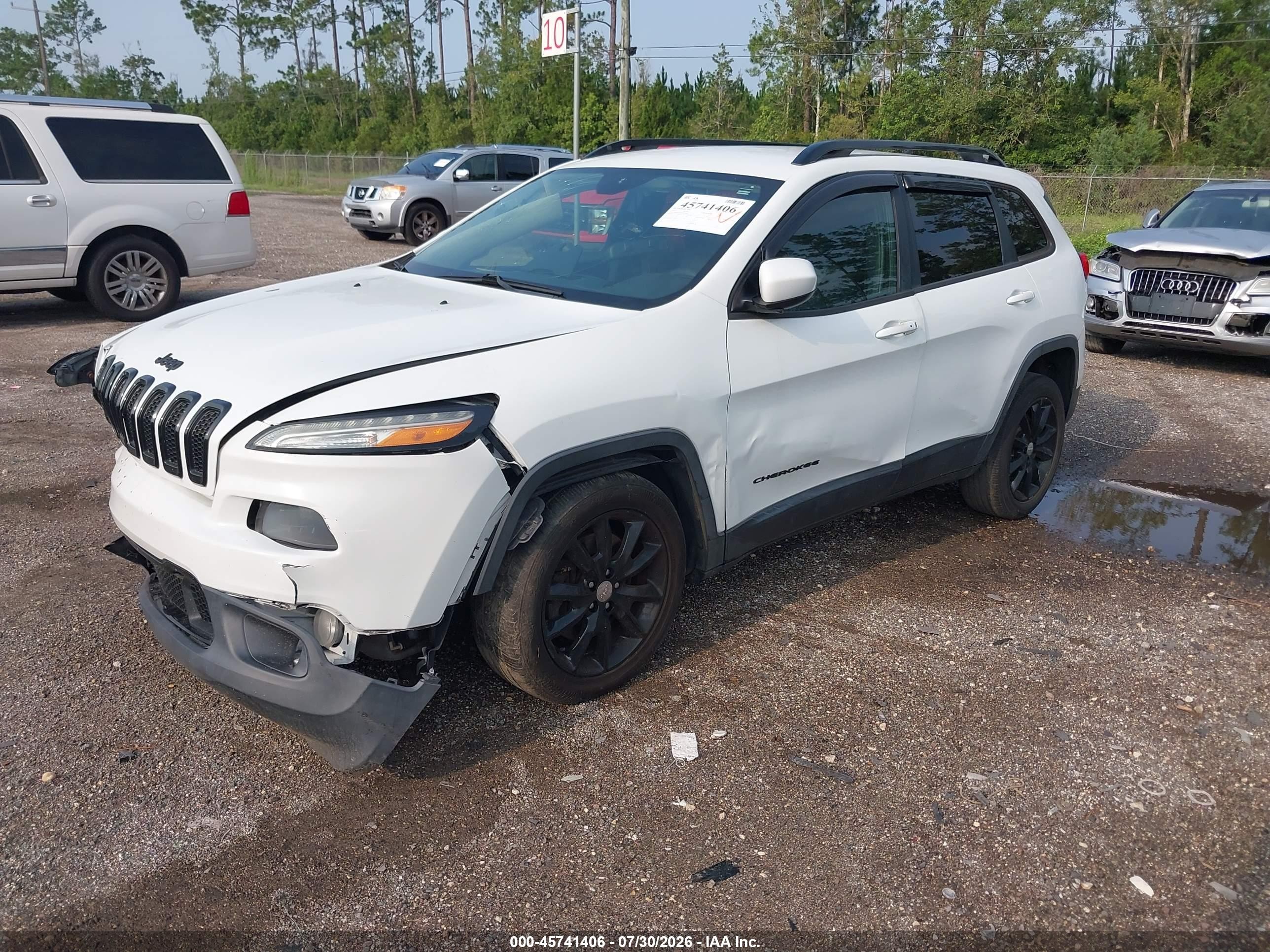 2014 Jeep Cherokee Altitude Белый vin: 1C4PJLCS5EW300809
