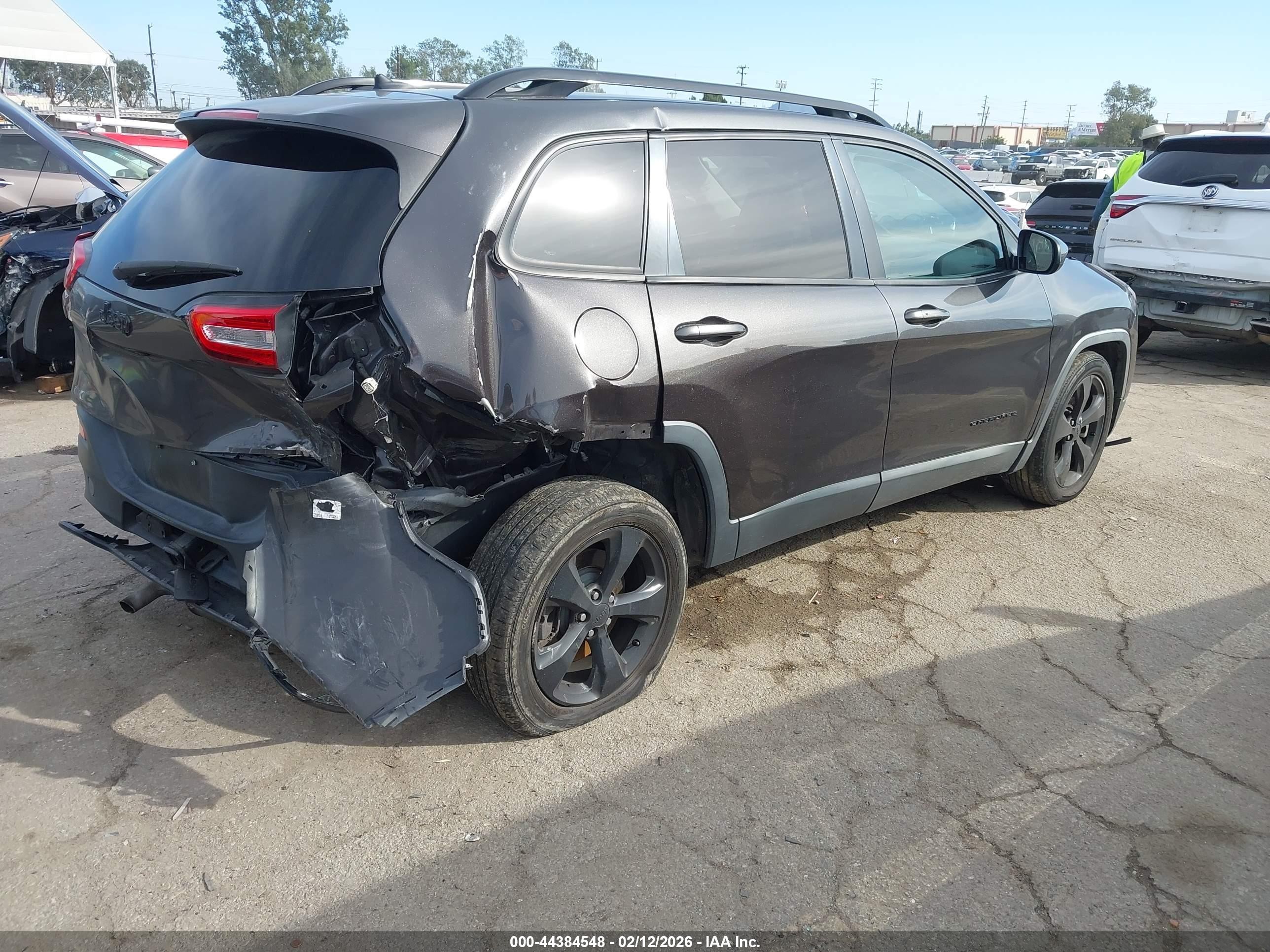 2015 Jeep Cherokee Latitude Altitude Black vin: 1C4PJLCS5FW723147