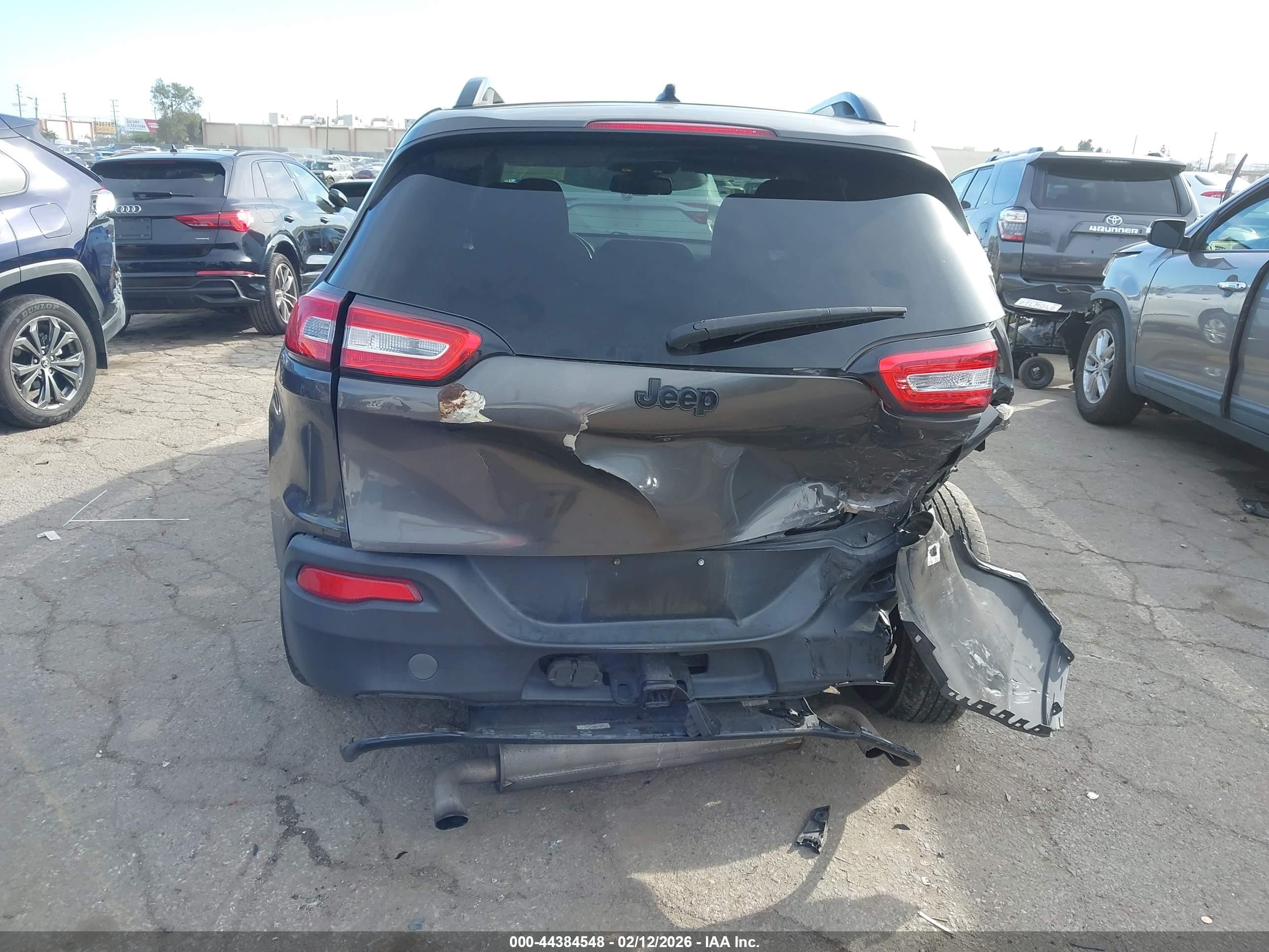 2015 Jeep Cherokee Latitude Altitude Black vin: 1C4PJLCS5FW723147
