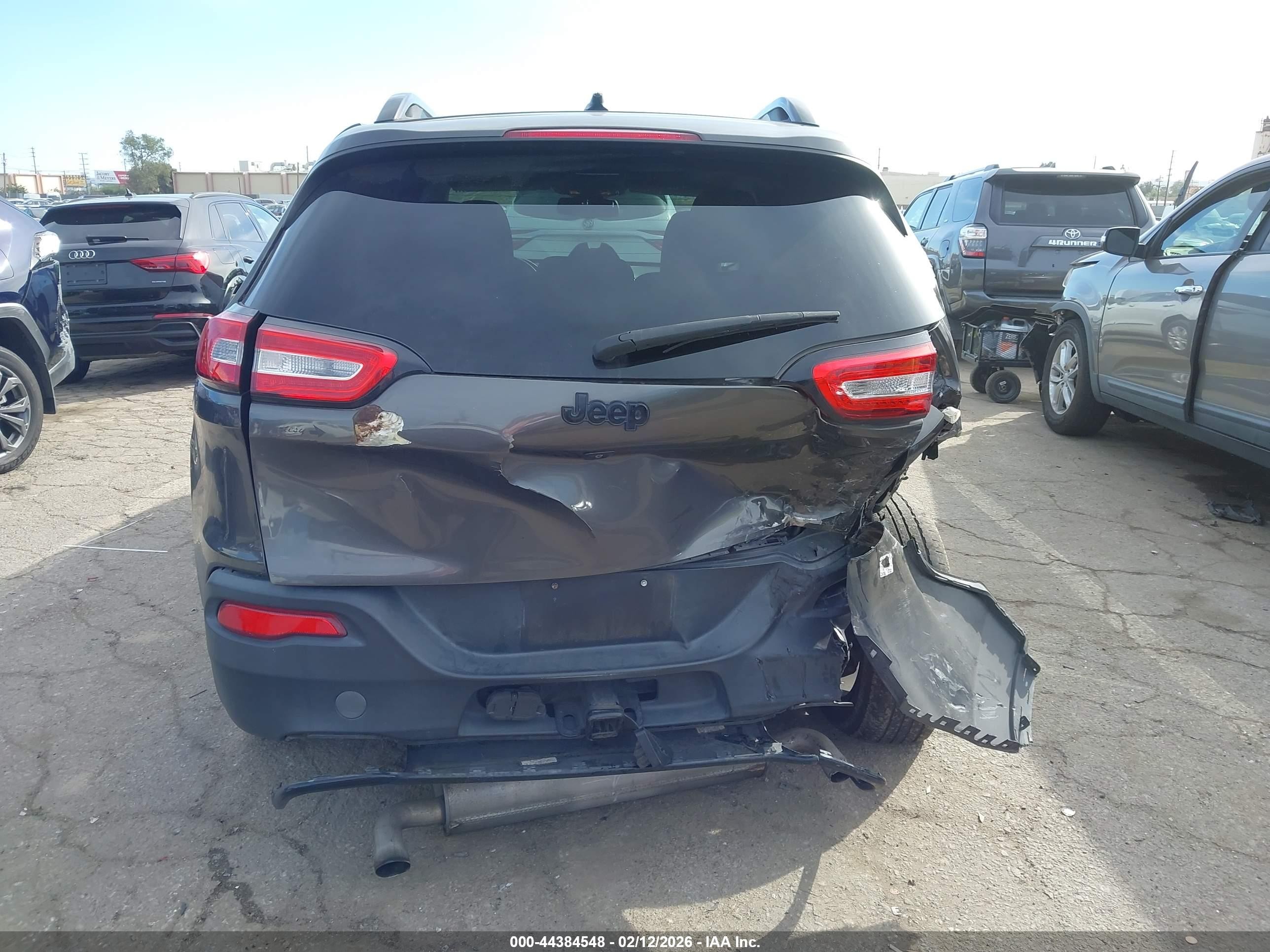 2015 Jeep Cherokee Latitude Altitude Black vin: 1C4PJLCS5FW723147