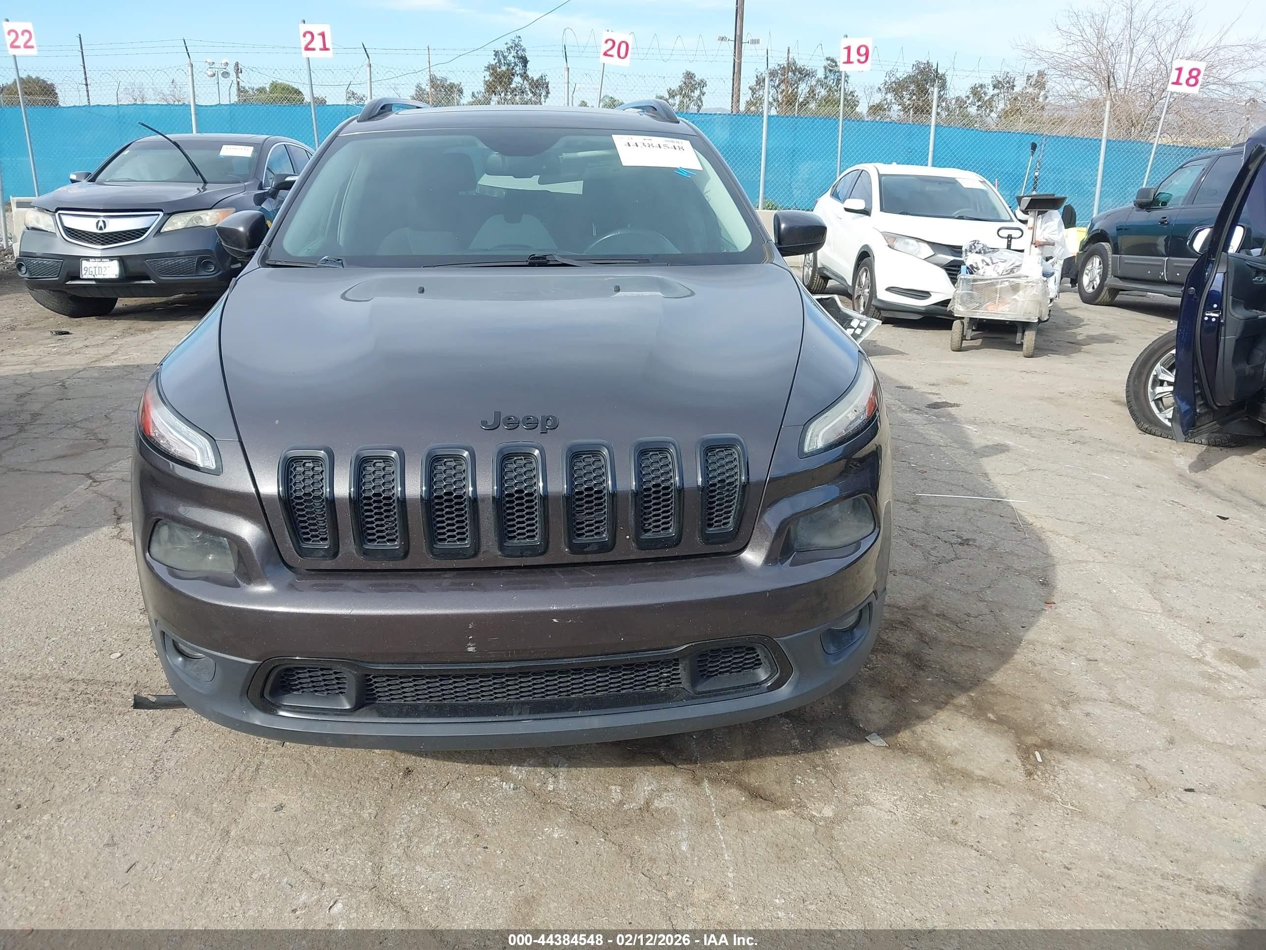 2015 Jeep Cherokee Latitude Altitude Black vin: 1C4PJLCS5FW723147