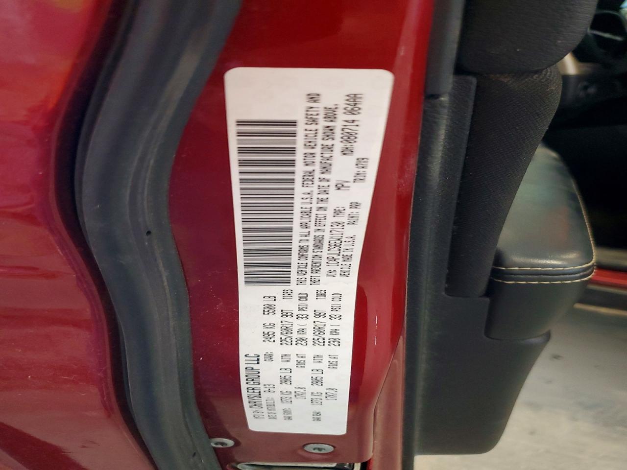 2014 Jeep Cherokee Latitude Maroon vin: 1C4PJLCS6EW117130