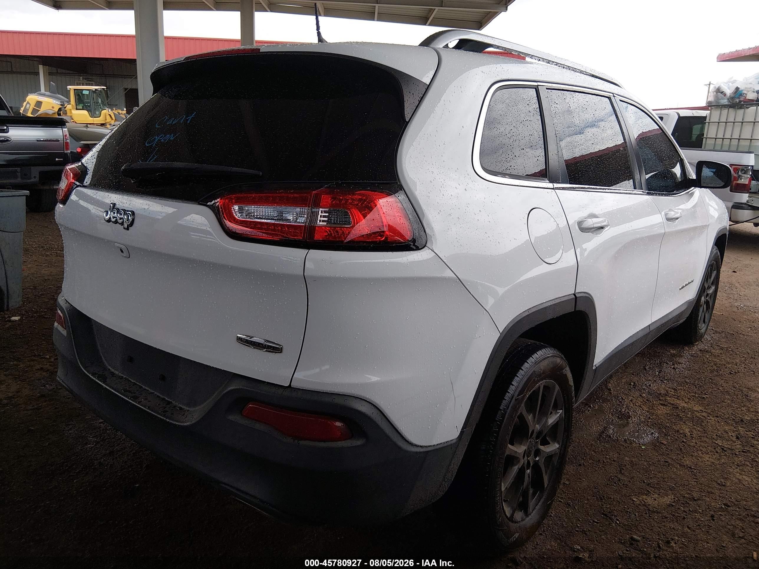 2015 Jeep Cherokee Latitude Белый vin: 1C4PJLCS7FW711307