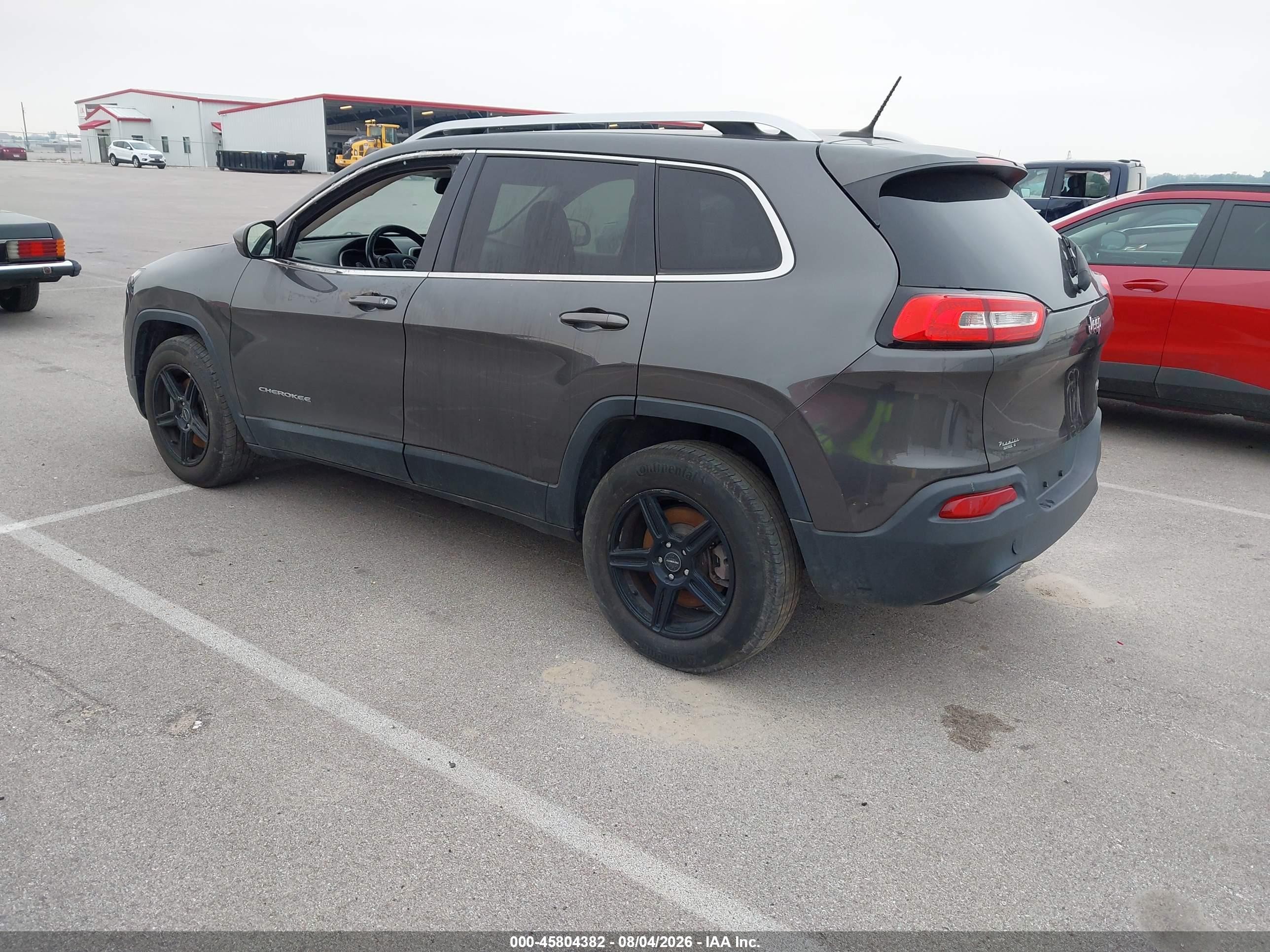 2014 Jeep Cherokee Latitude Gray vin: 1C4PJLCS8EW142983