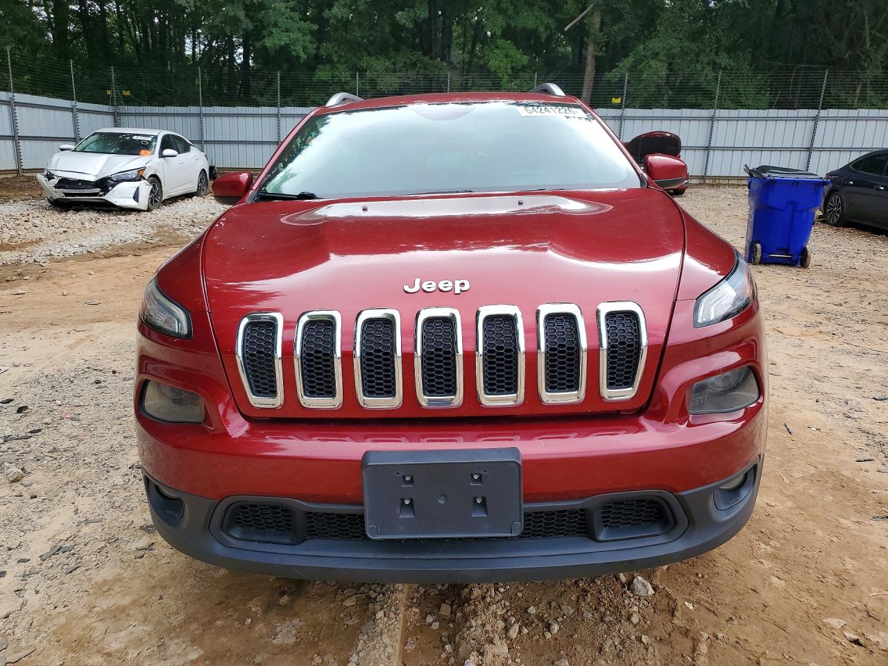 2014 Jeep Cherokee Latitude Burgundy vin: 1C4PJLCS8EW314011