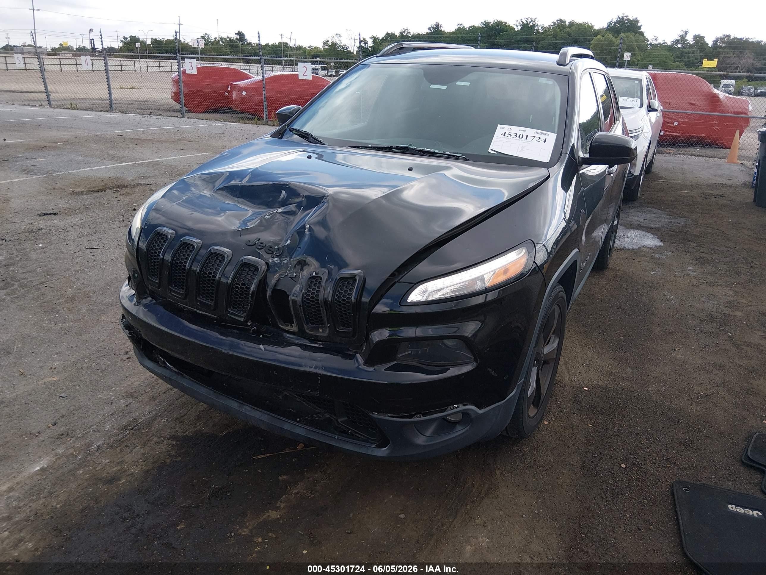 2015 Jeep Cherokee Latitude Altitude Black vin: 1C4PJLCS8FW722350