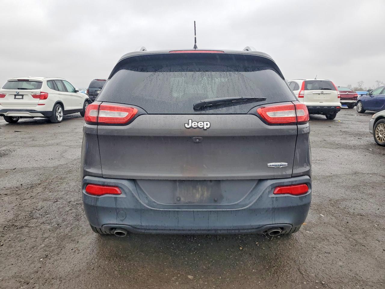 2014 Jeep Cherokee Latitude Gray vin: 1C4PJLCS9EW183123
