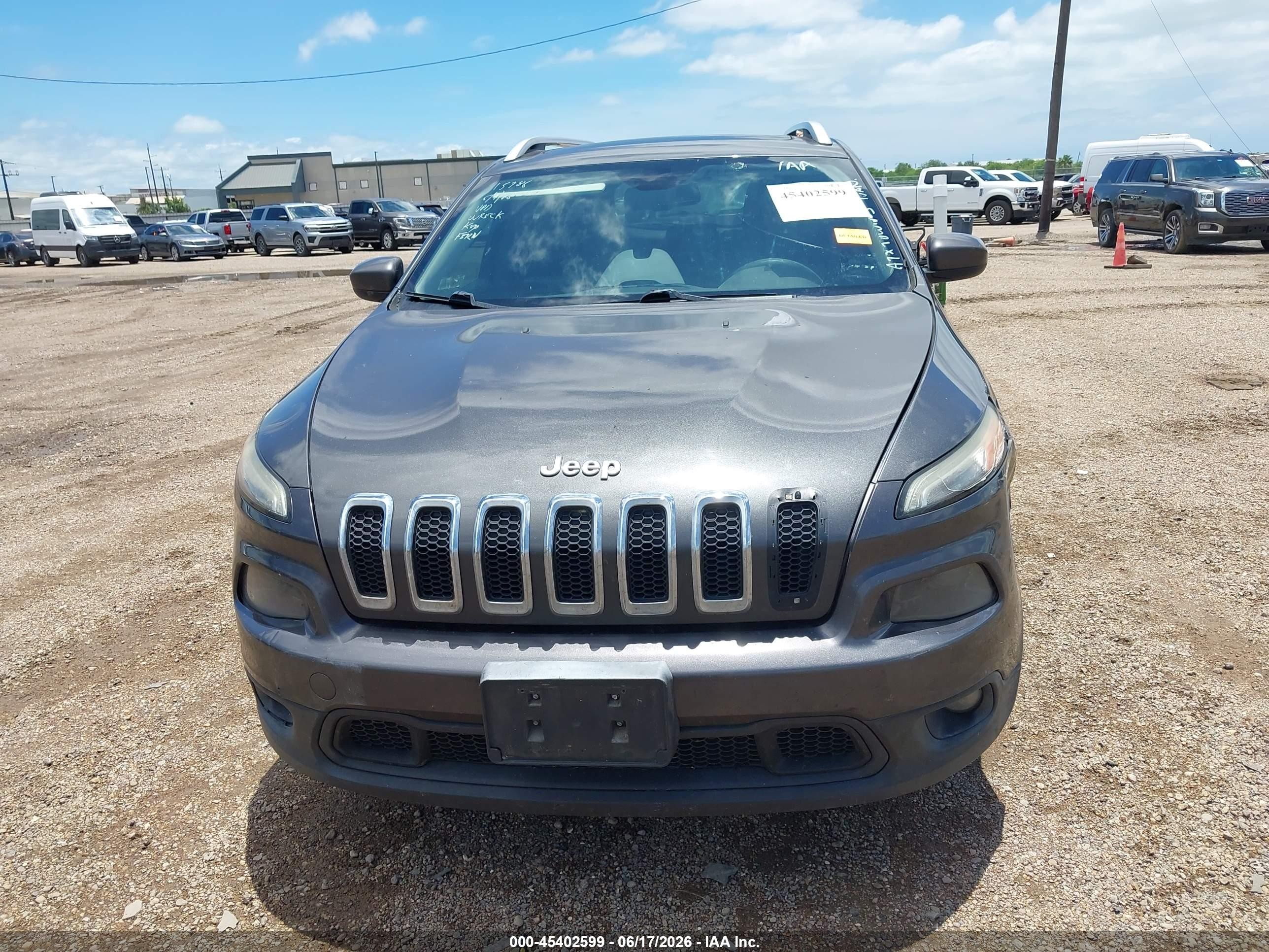 2014 Jeep Cherokee Latitude Черный vin: 1C4PJLCS9EW246527