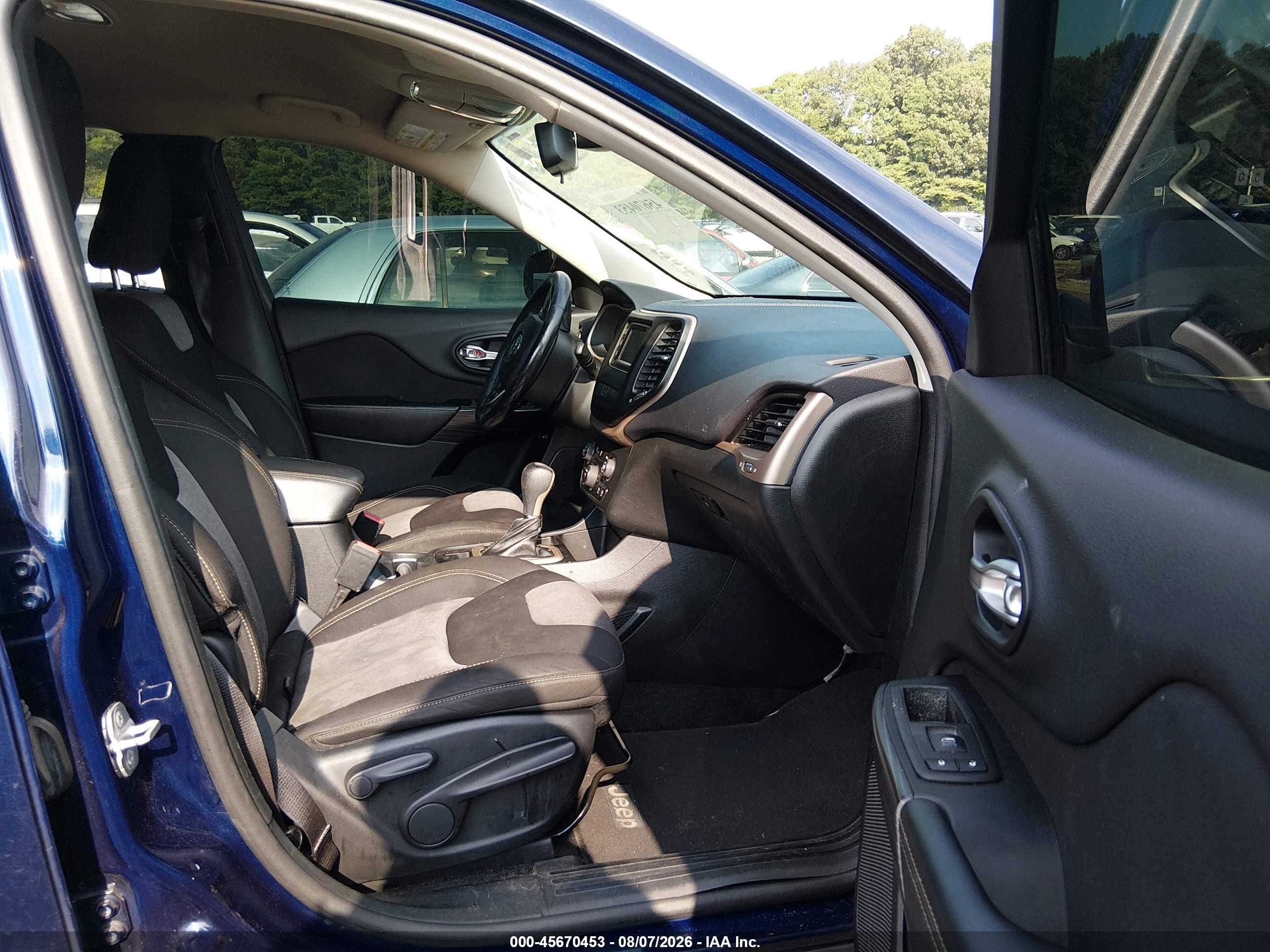 2014 Jeep Cherokee Latitude Blue vin: 1C4PJLCS9EW273694