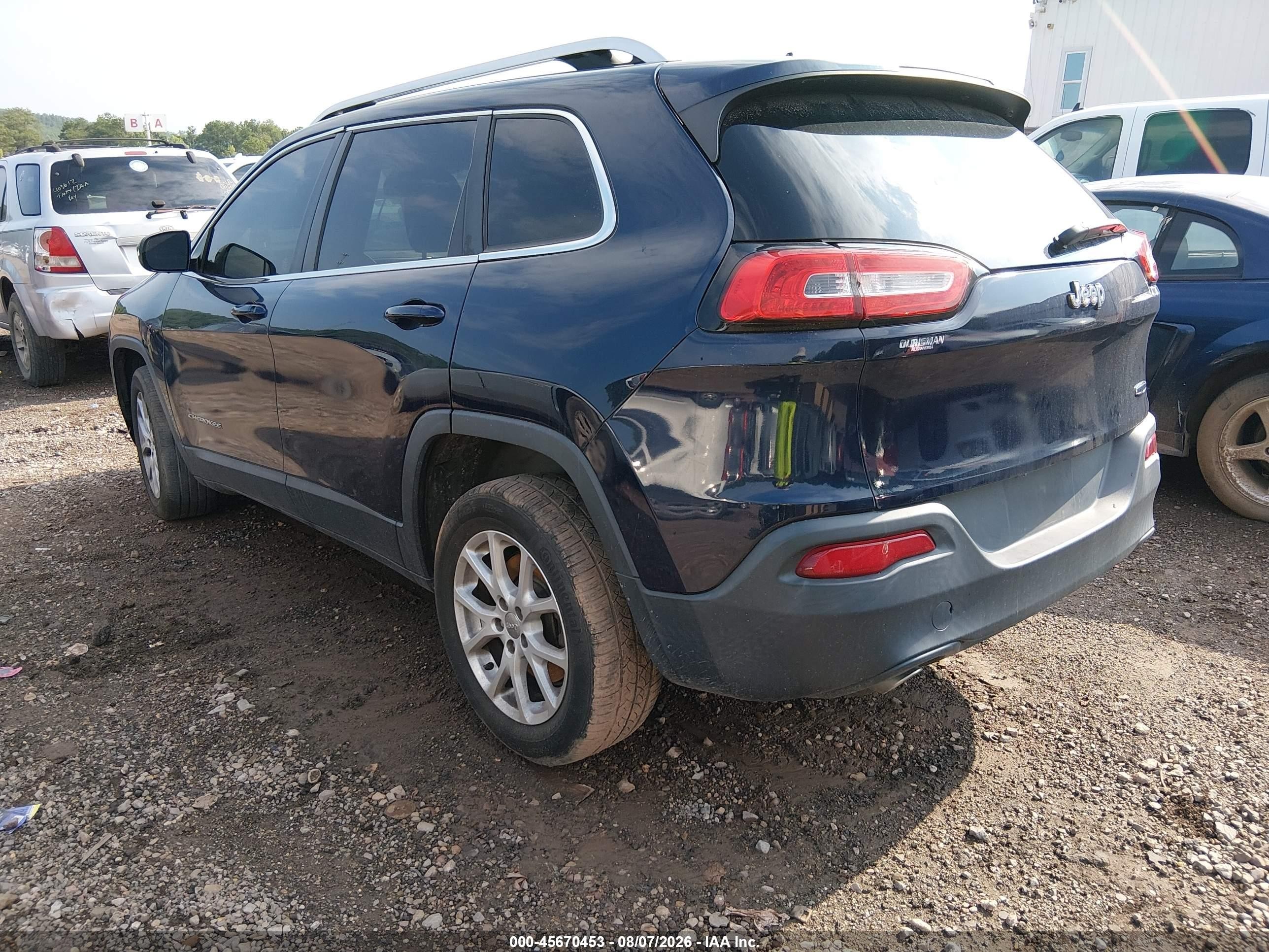2014 Jeep Cherokee Latitude Blue vin: 1C4PJLCS9EW273694