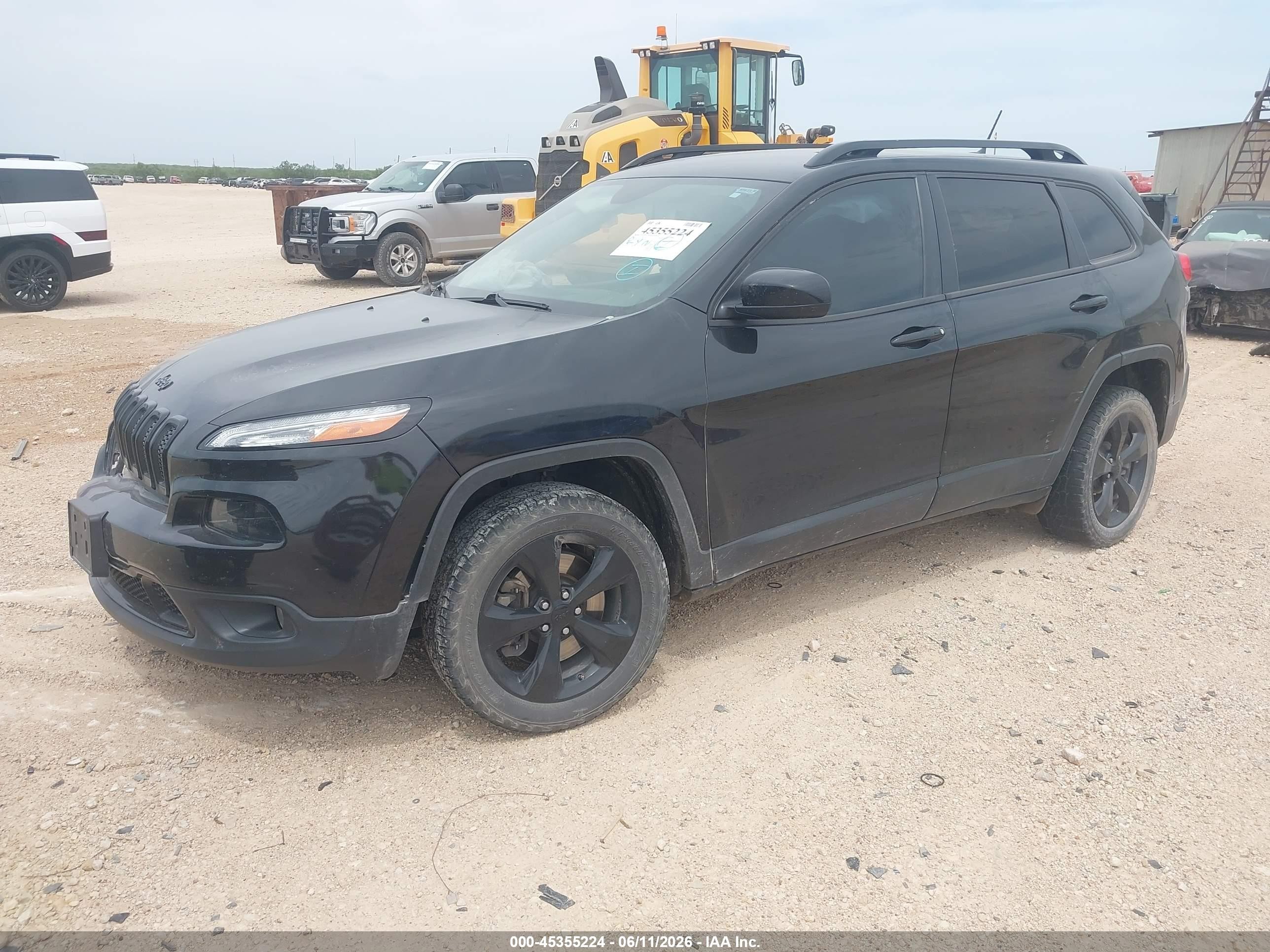 2015 Jeep Cherokee Latitude Altitude Black vin: 1C4PJLCSXFW742079