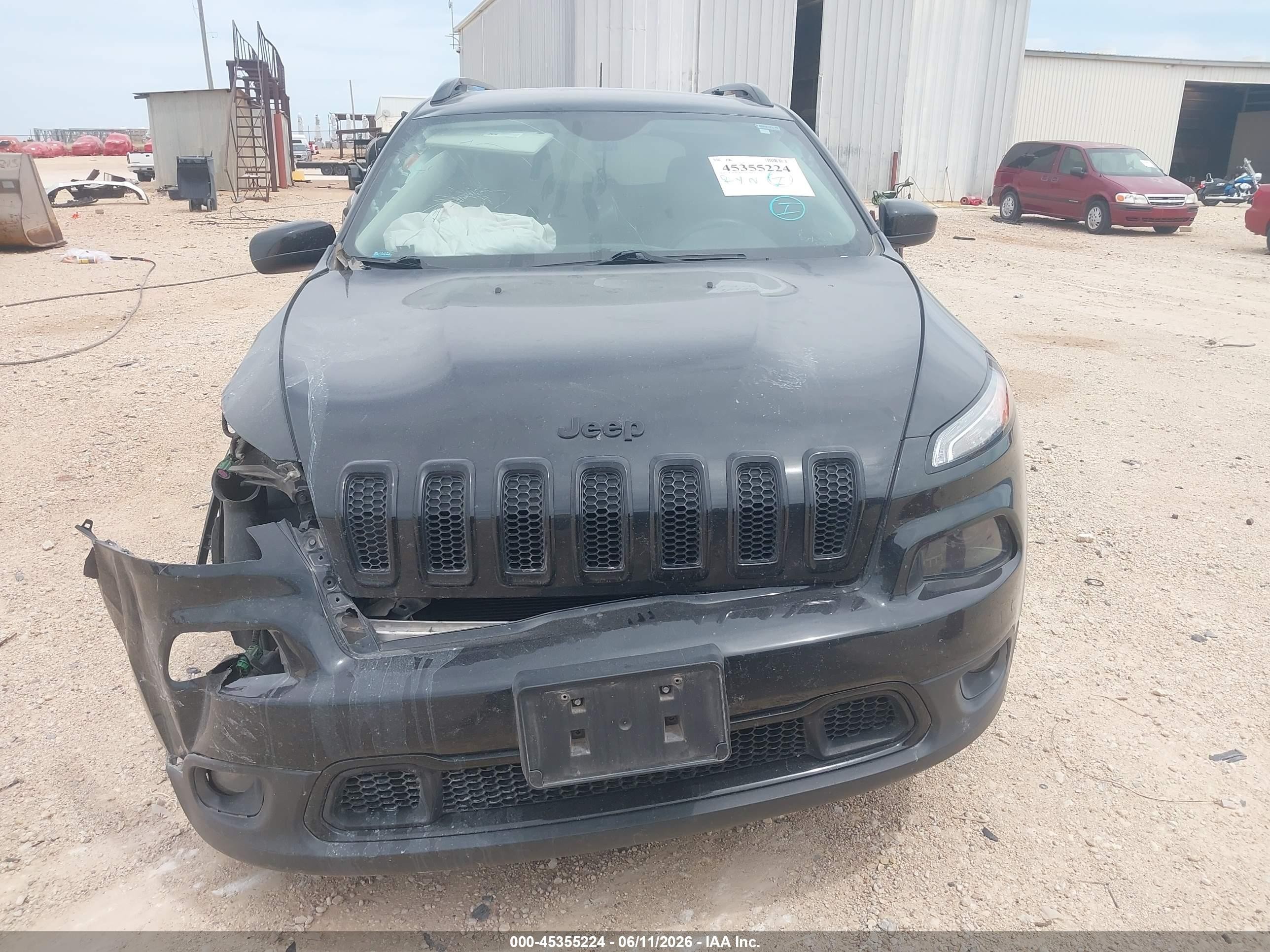 2015 Jeep Cherokee Latitude Altitude Black vin: 1C4PJLCSXFW742079
