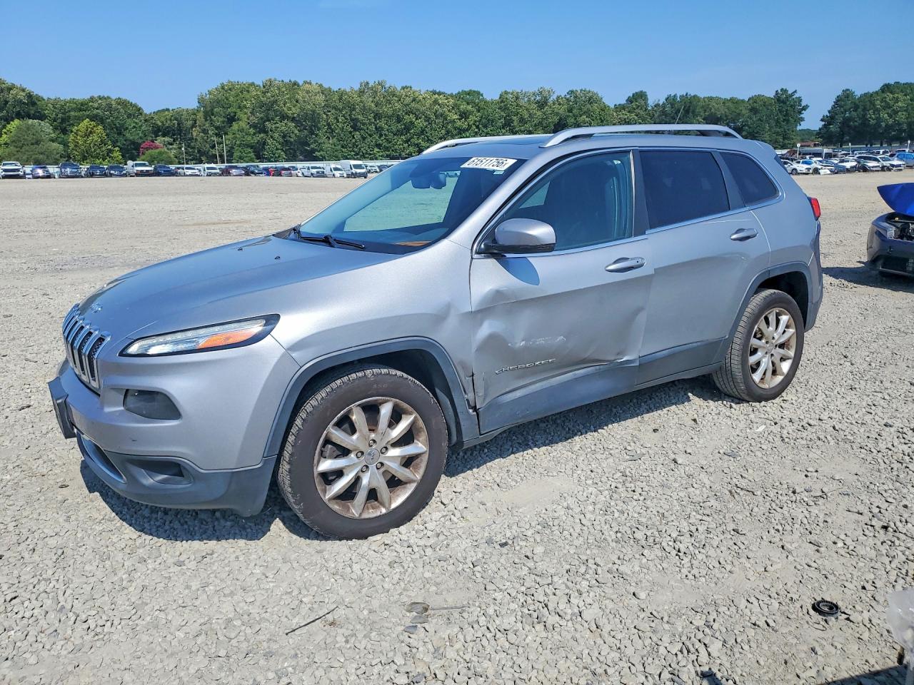 2014 Jeep Cherokee Limited Gray vin: 1C4PJLDB0EW315927