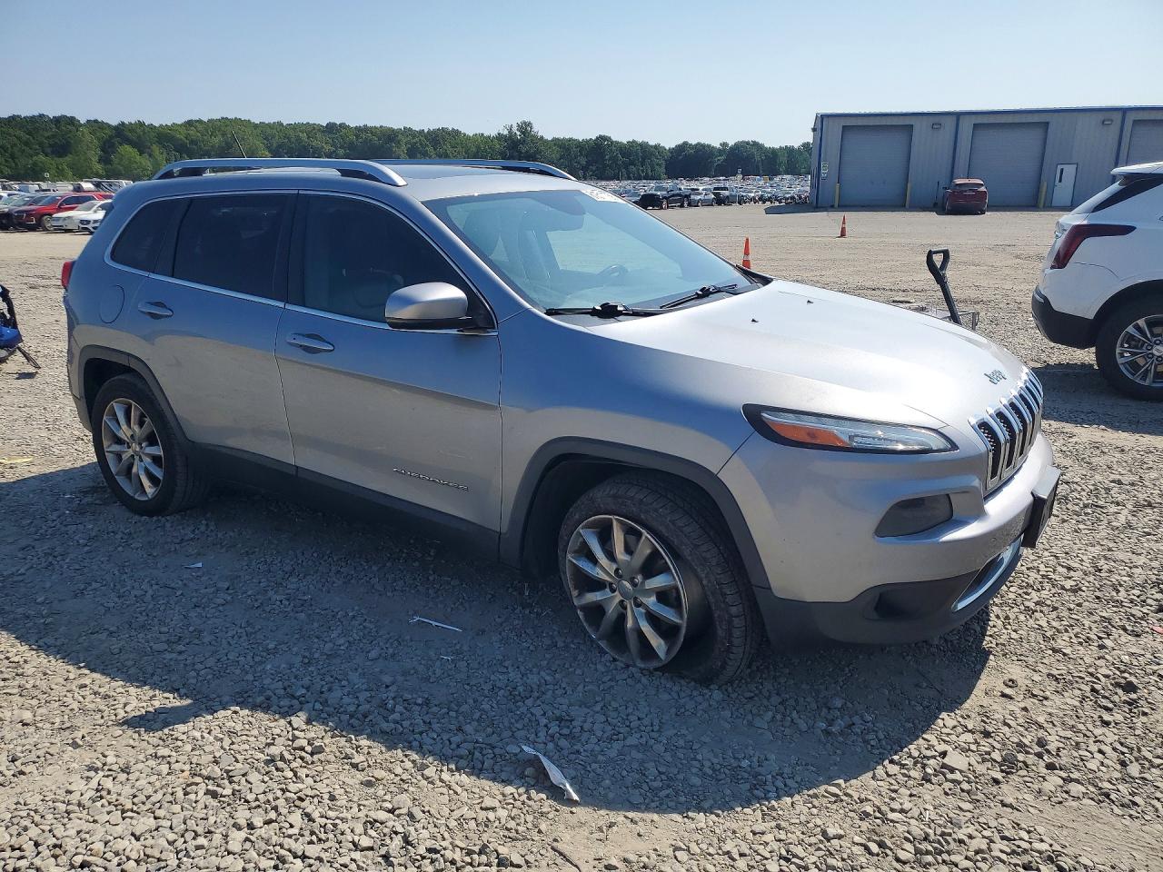 2014 Jeep Cherokee Limited Gray vin: 1C4PJLDB0EW315927