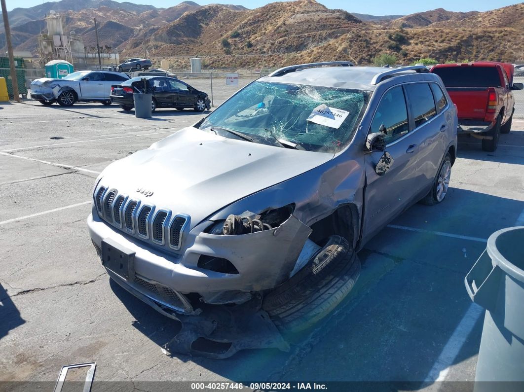 2017 Jeep Cherokee Limited Fwd Gray vin: 1C4PJLDB0HW513959