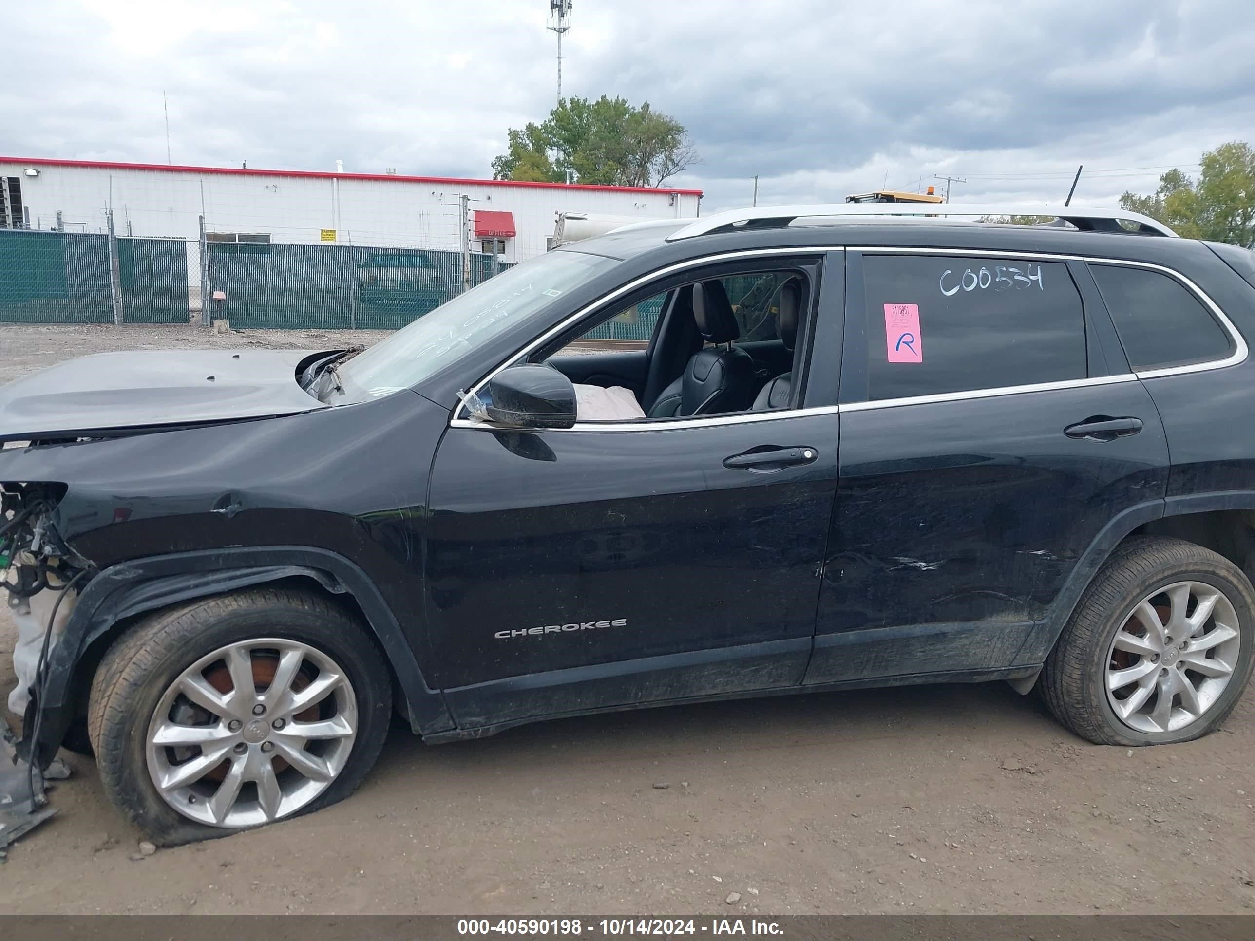2017 Jeep Cherokee Limited Fwd Черный vin: 1C4PJLDB0HW522001