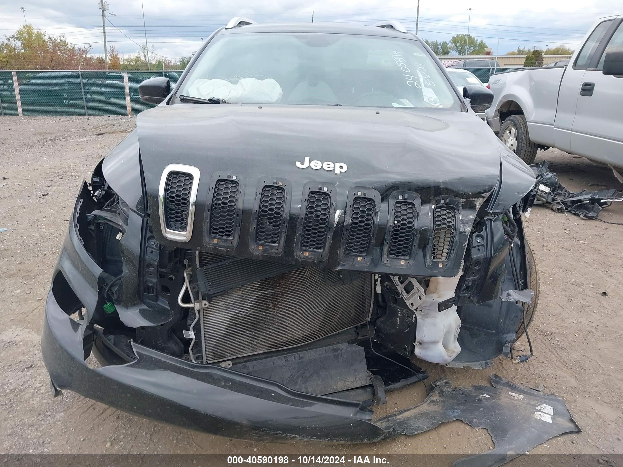 2017 Jeep Cherokee Limited Fwd Черный vin: 1C4PJLDB0HW522001