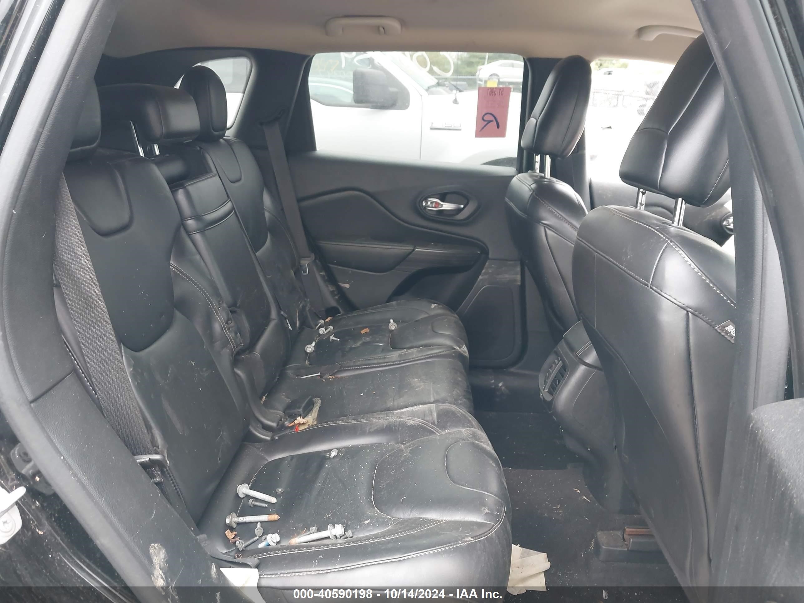 2017 Jeep Cherokee Limited Fwd Черный vin: 1C4PJLDB0HW522001
