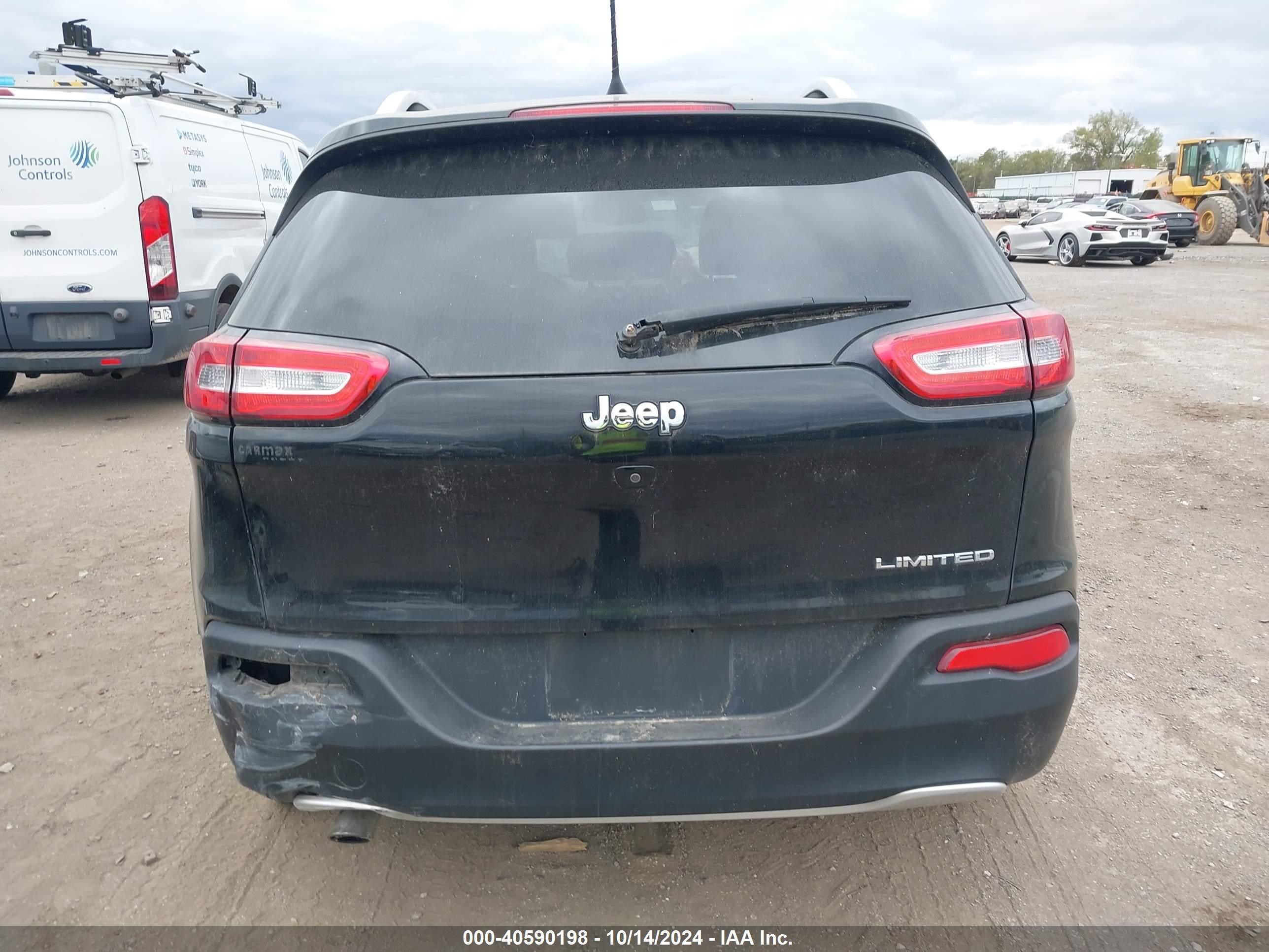 2017 Jeep Cherokee Limited Fwd Черный vin: 1C4PJLDB0HW522001